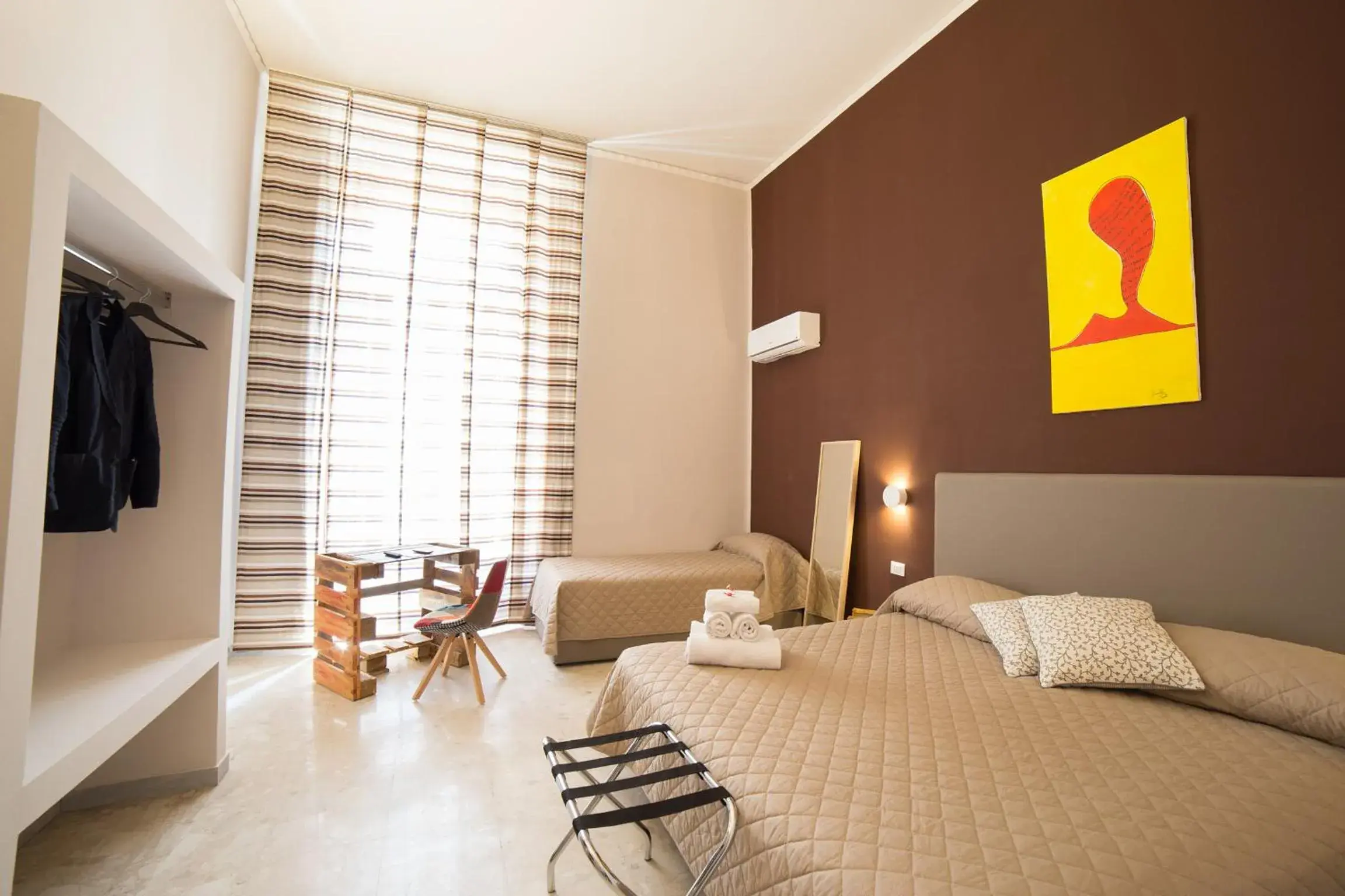 View (from property/room), Bed in PC Boutique H Napoli Centro, by ClaPa Group View (from property/room), Bed in PC Boutique H Napoli Centro, by ClaPa Group