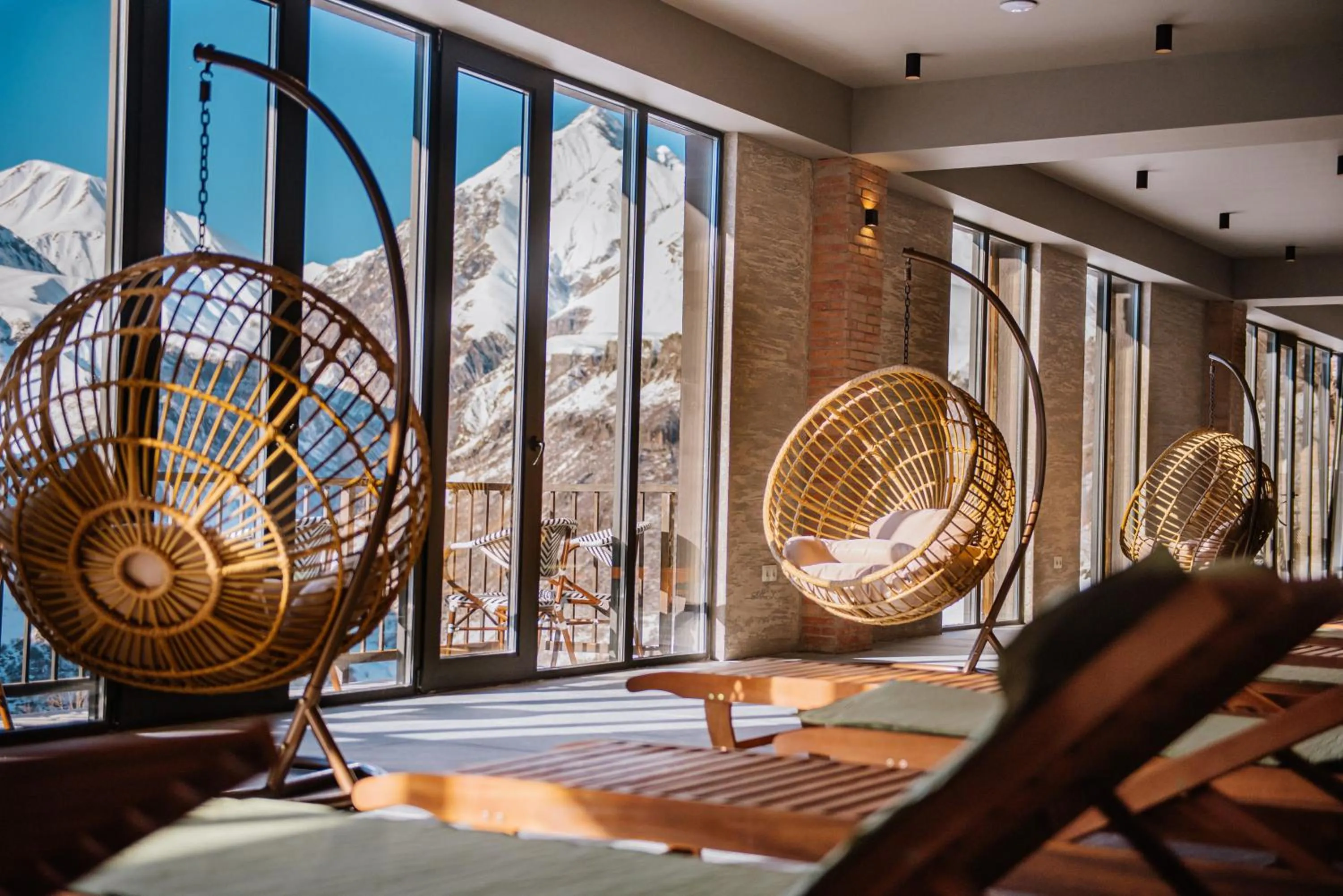 sunbed in Gudauri Inn