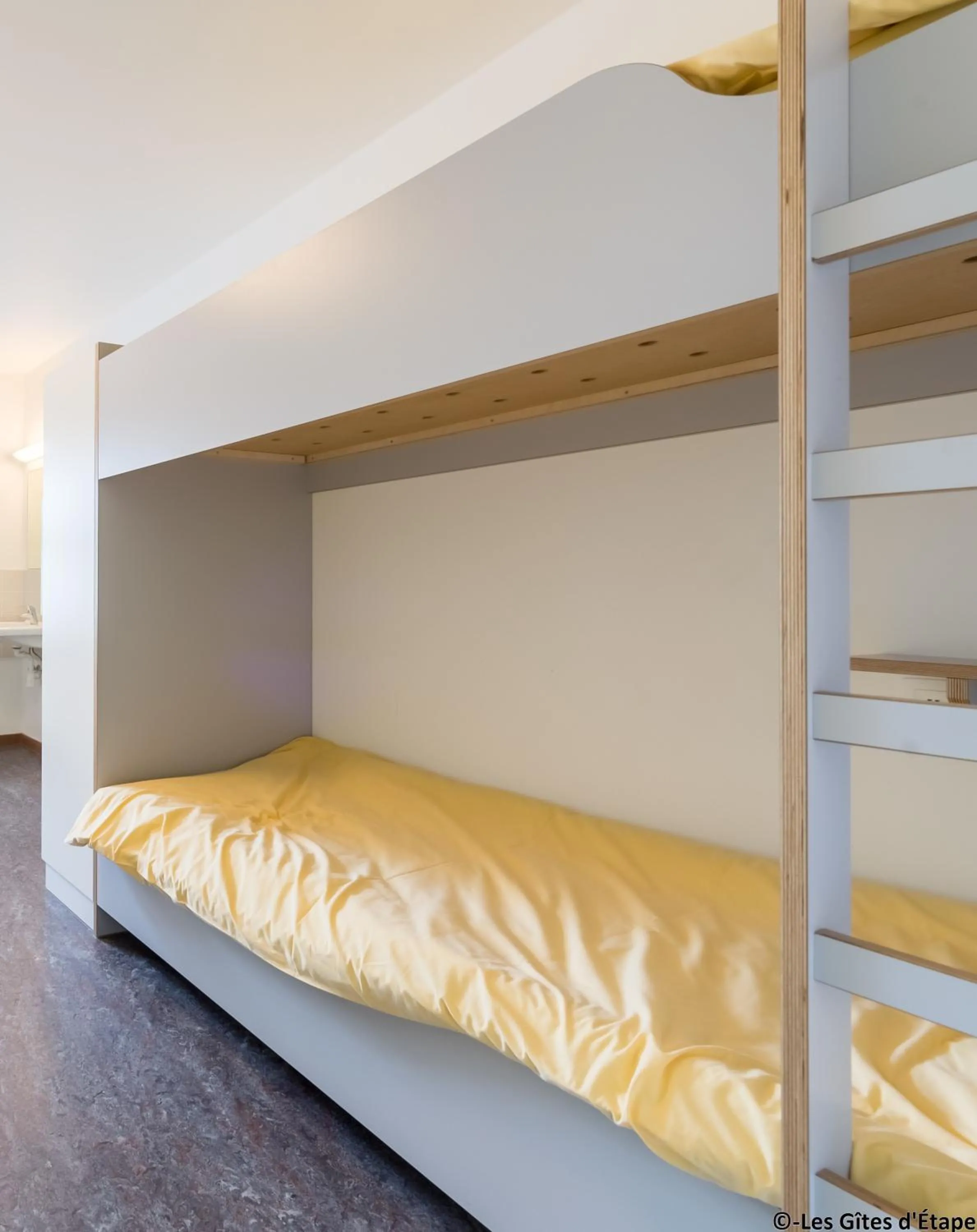 Bed in Gîte Kaleo Eupen Jugendherberge