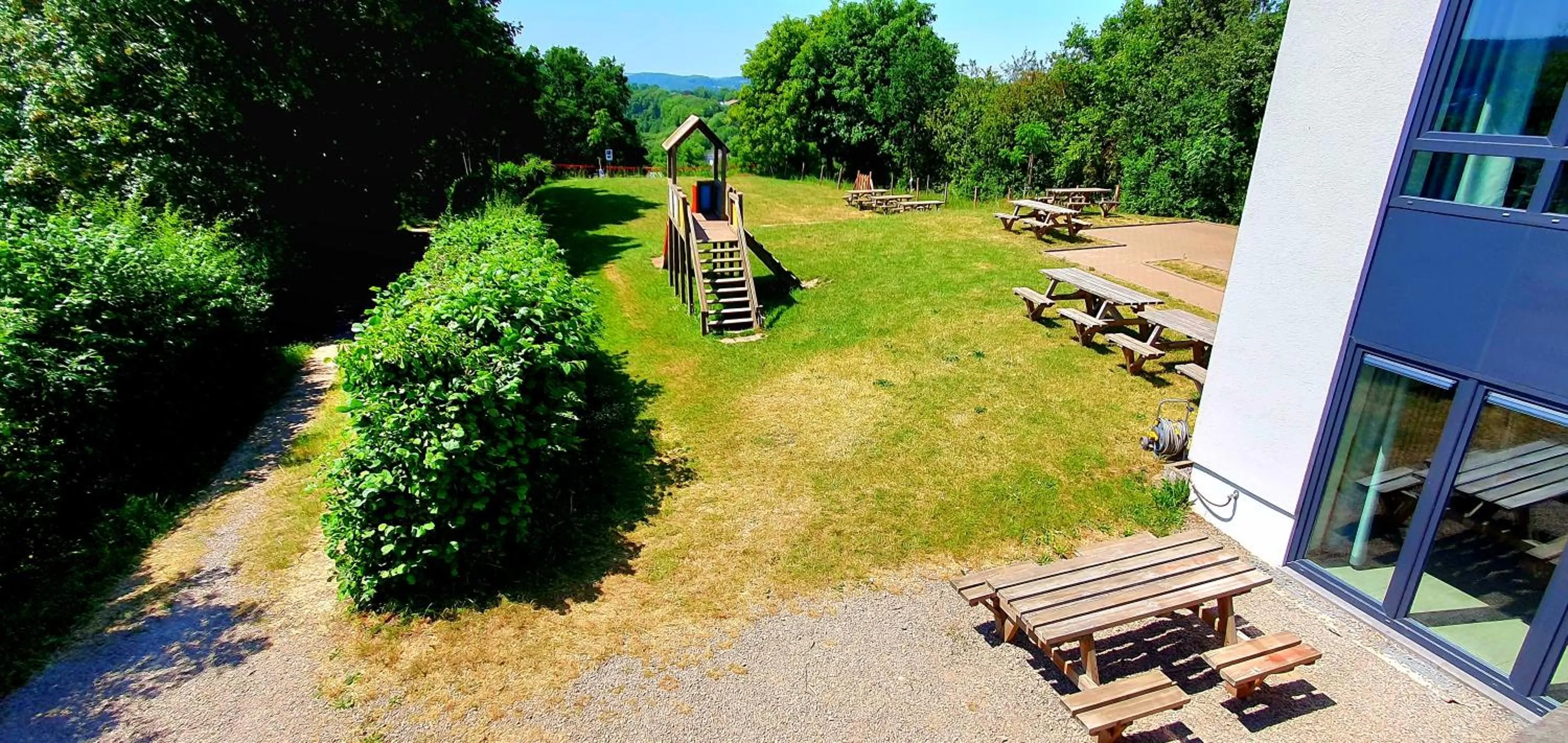 Garden in Gîte Kaleo Eupen Jugendherberge