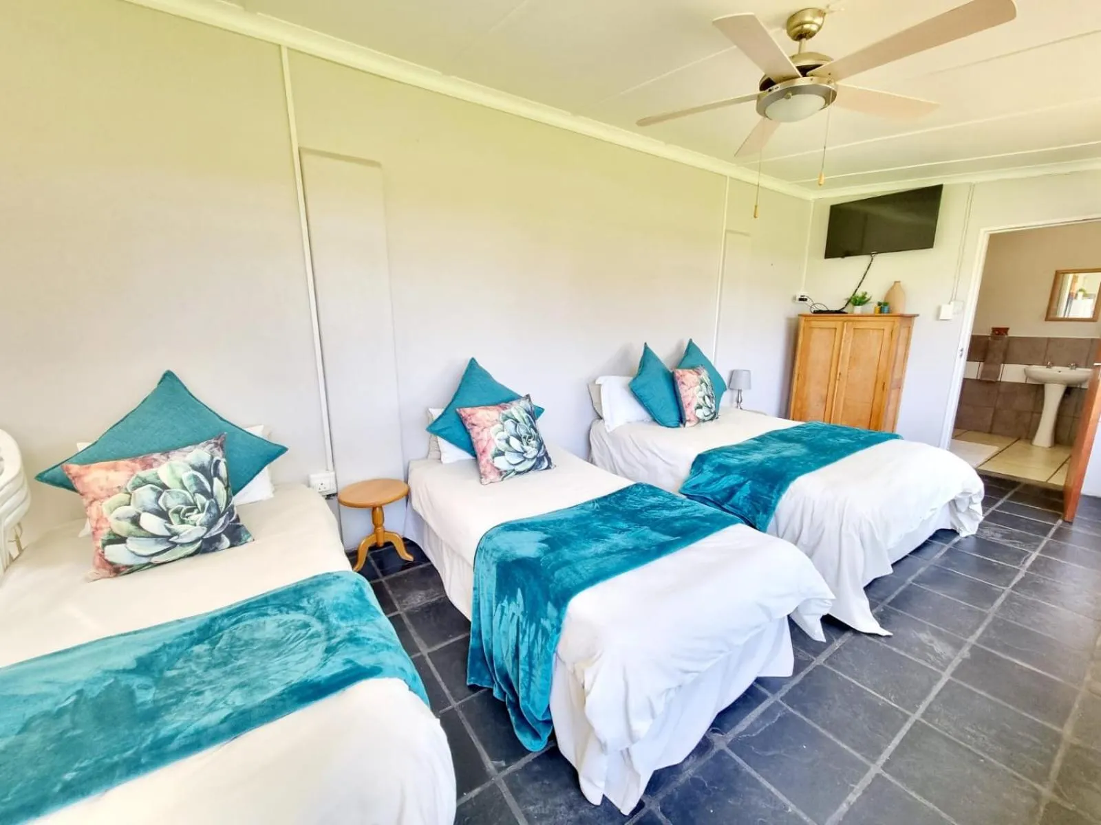 Bed in Kwetu Guest Farm
