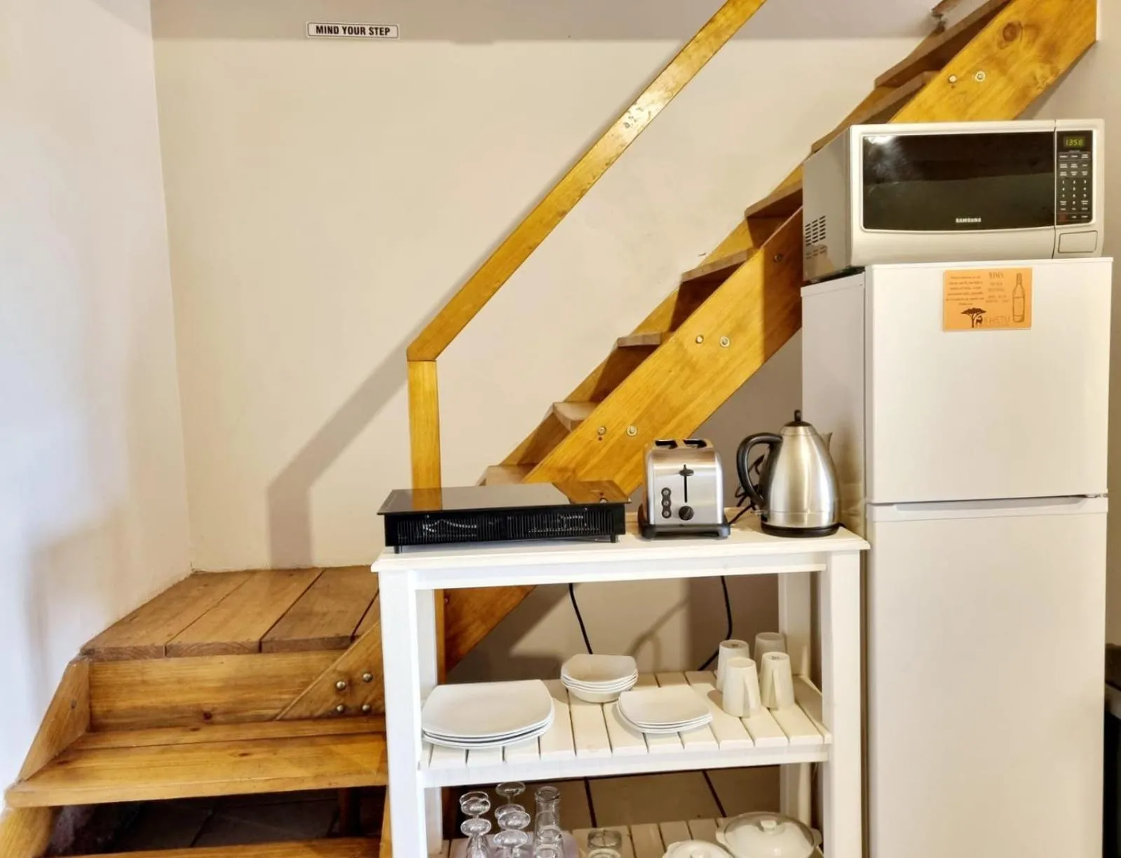 Kitchen or kitchenette in Kwetu Guest Farm