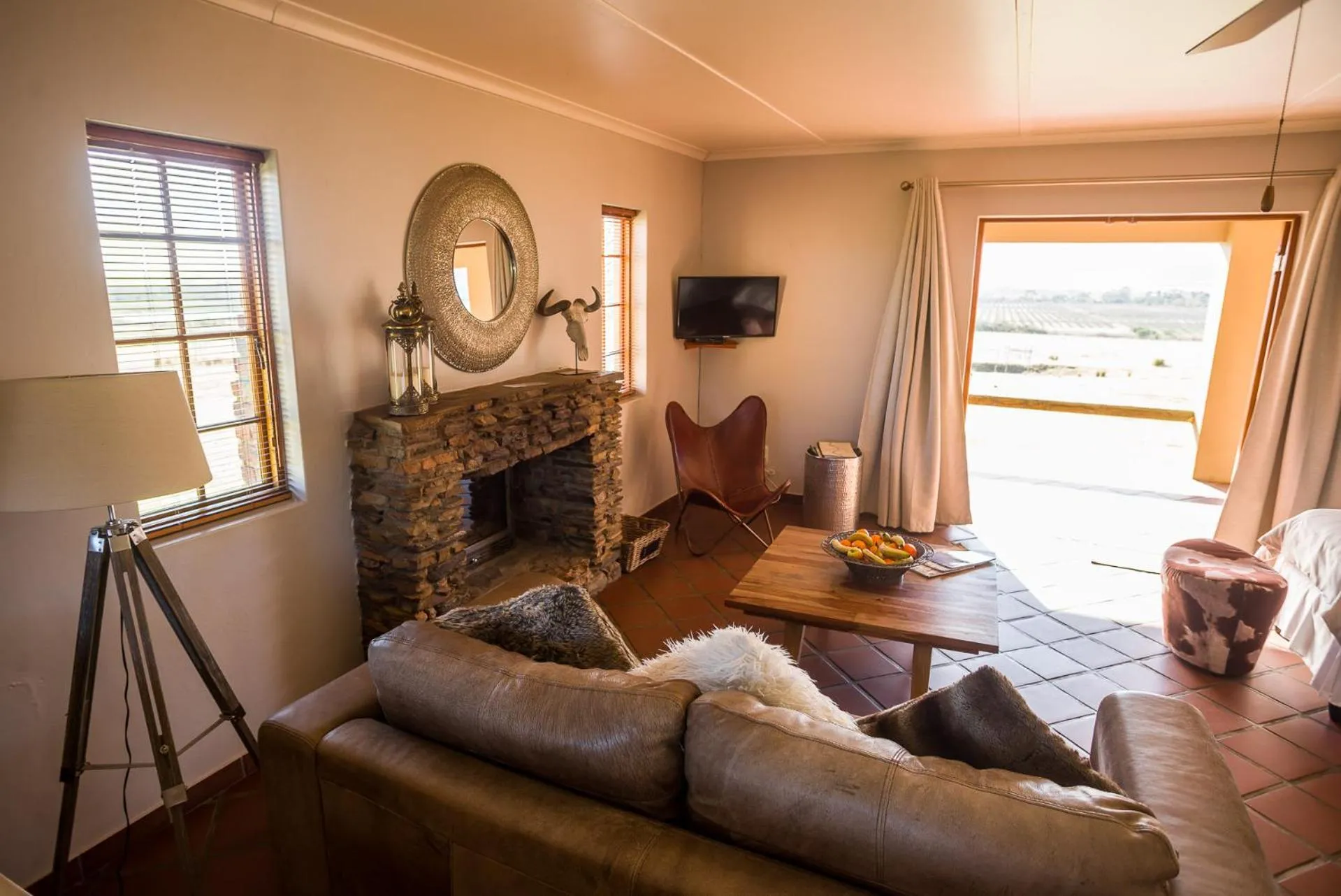 Living room in Kwetu Guest Farm