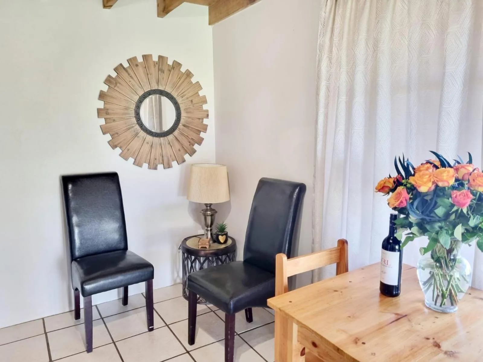 Seating area in Kwetu Guest Farm