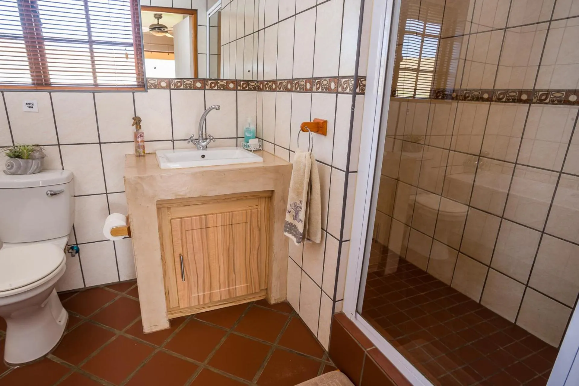 Bathroom in Kwetu Guest Farm