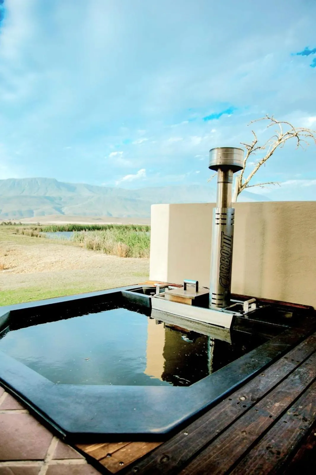 Hot Tub in Kwetu Guest Farm