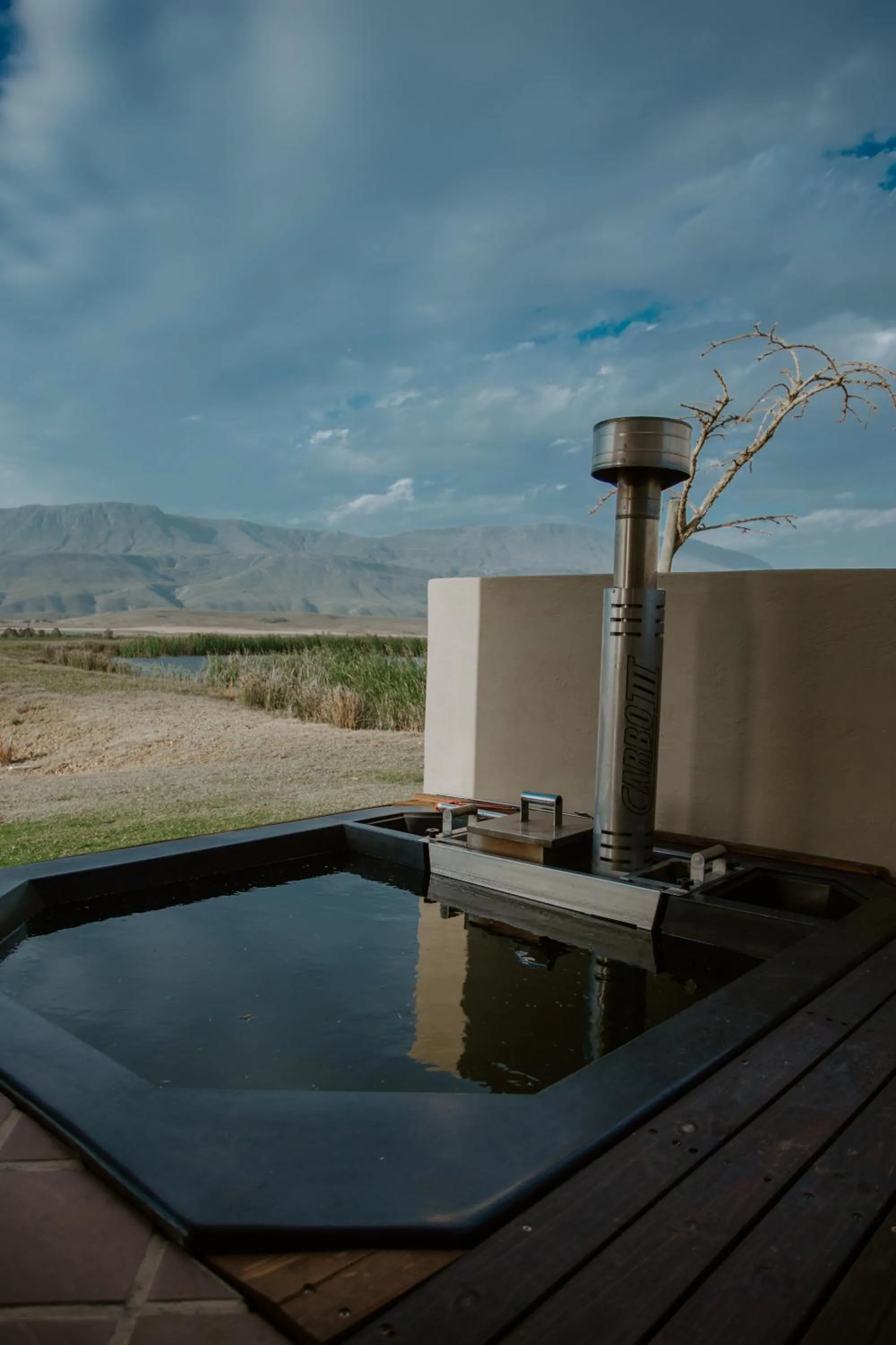 Hot Tub in Kwetu Guest Farm