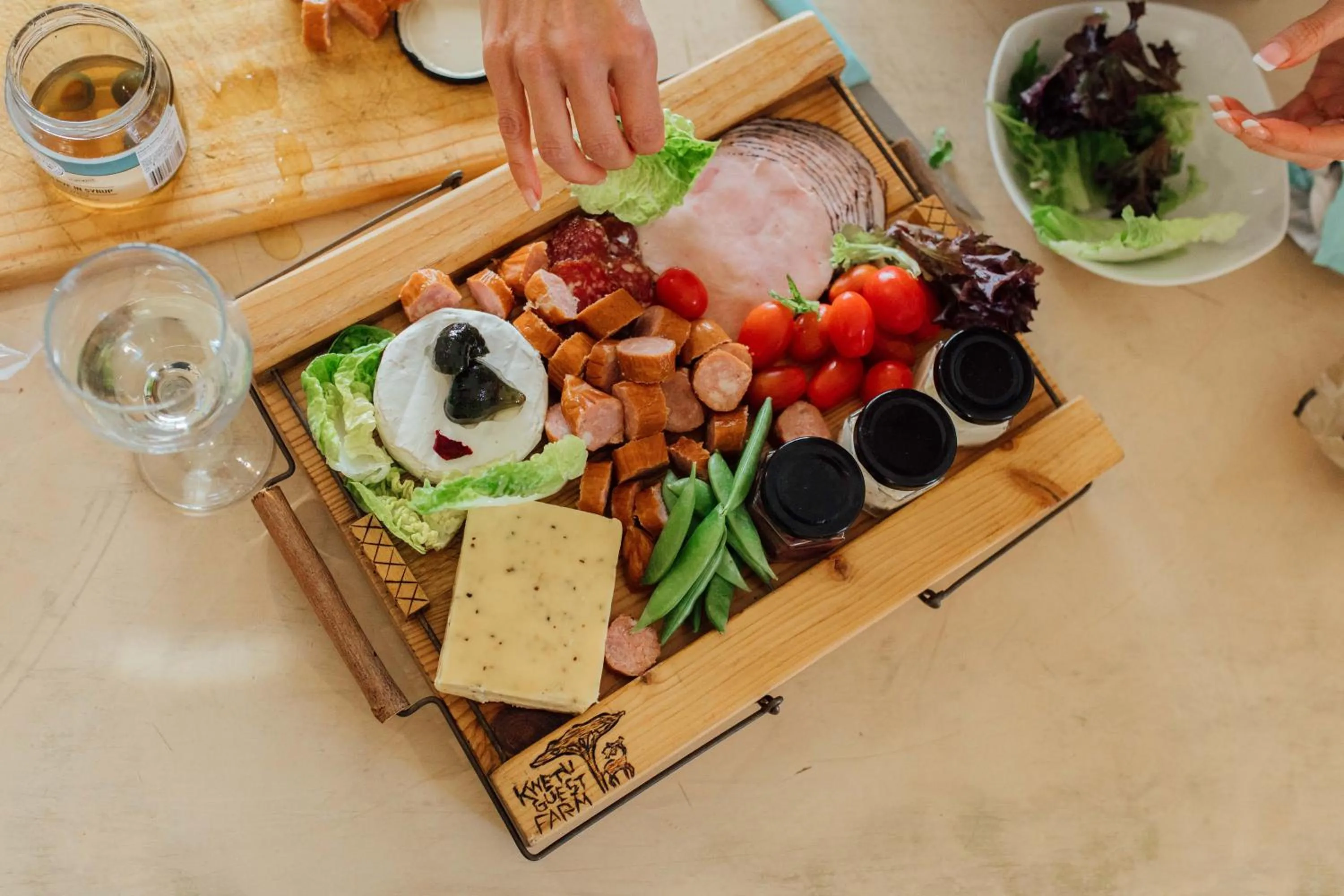 Food close-up in Kwetu Guest Farm