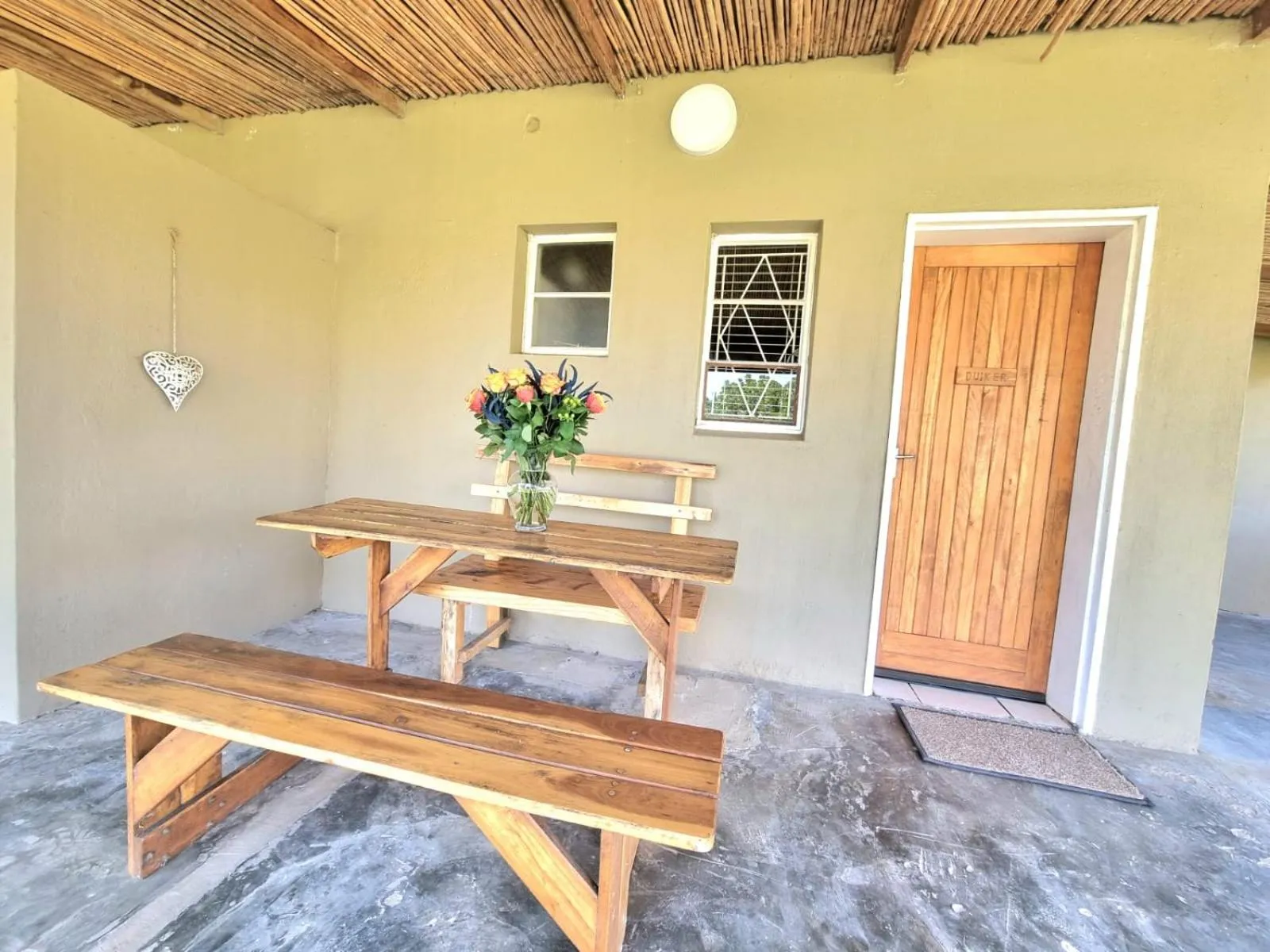 Patio in Kwetu Guest Farm