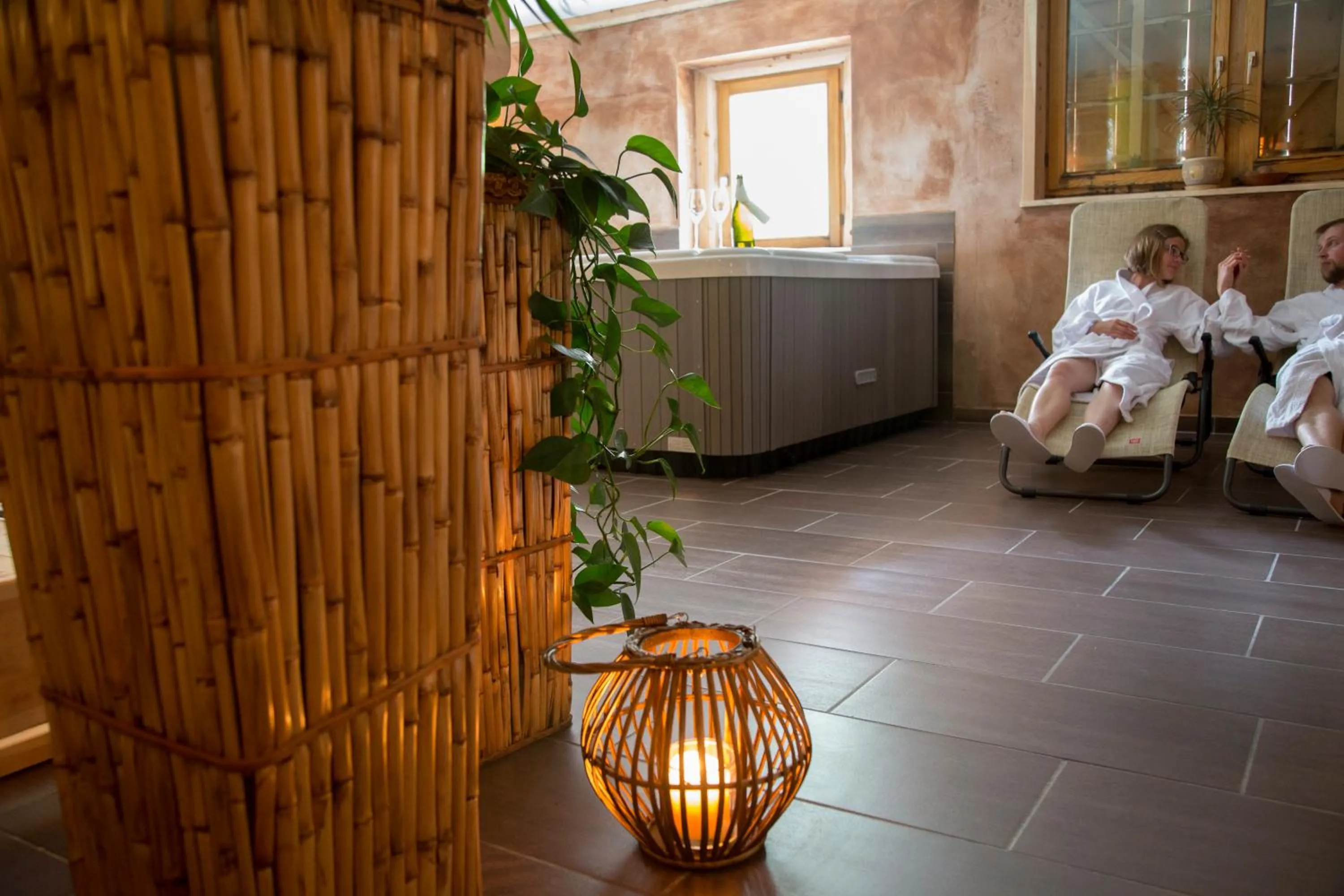 Spa and wellness centre/facilities, Bed in Unterer Obereggerhof