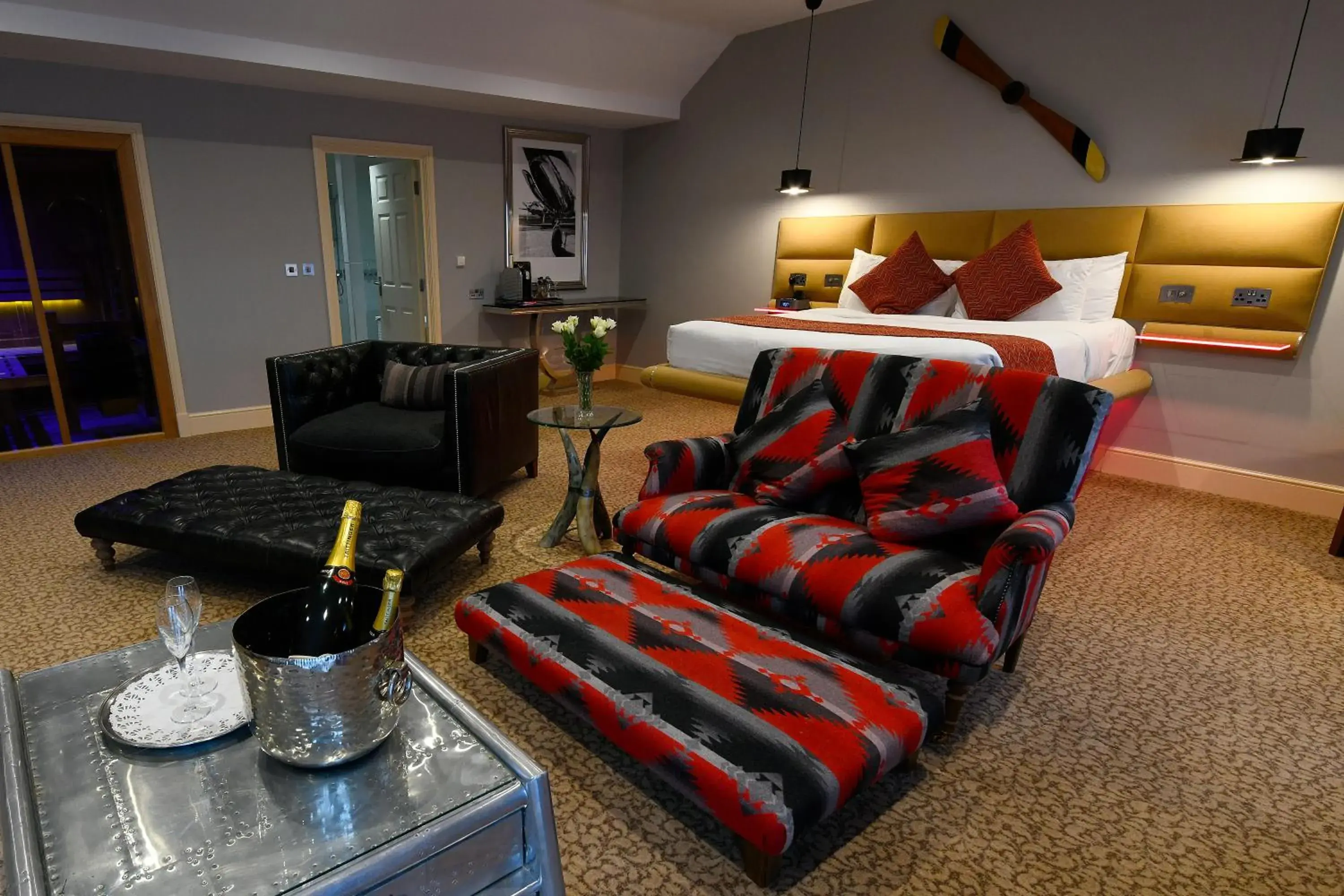 King Suite with Levitating Bed and Atrium Sauna in Best Western Premier Doncaster Mount Pleasant Hotel King Suite with Levitating Bed and Atrium Sauna in Best Western Premier Doncaster Mount Pleasant Hotel