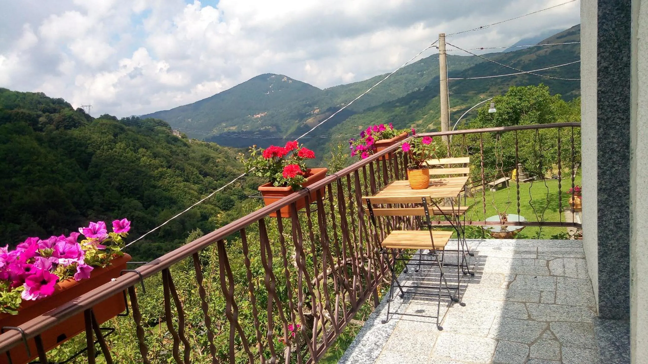 Balcony/Terrace in B&B La Bredia