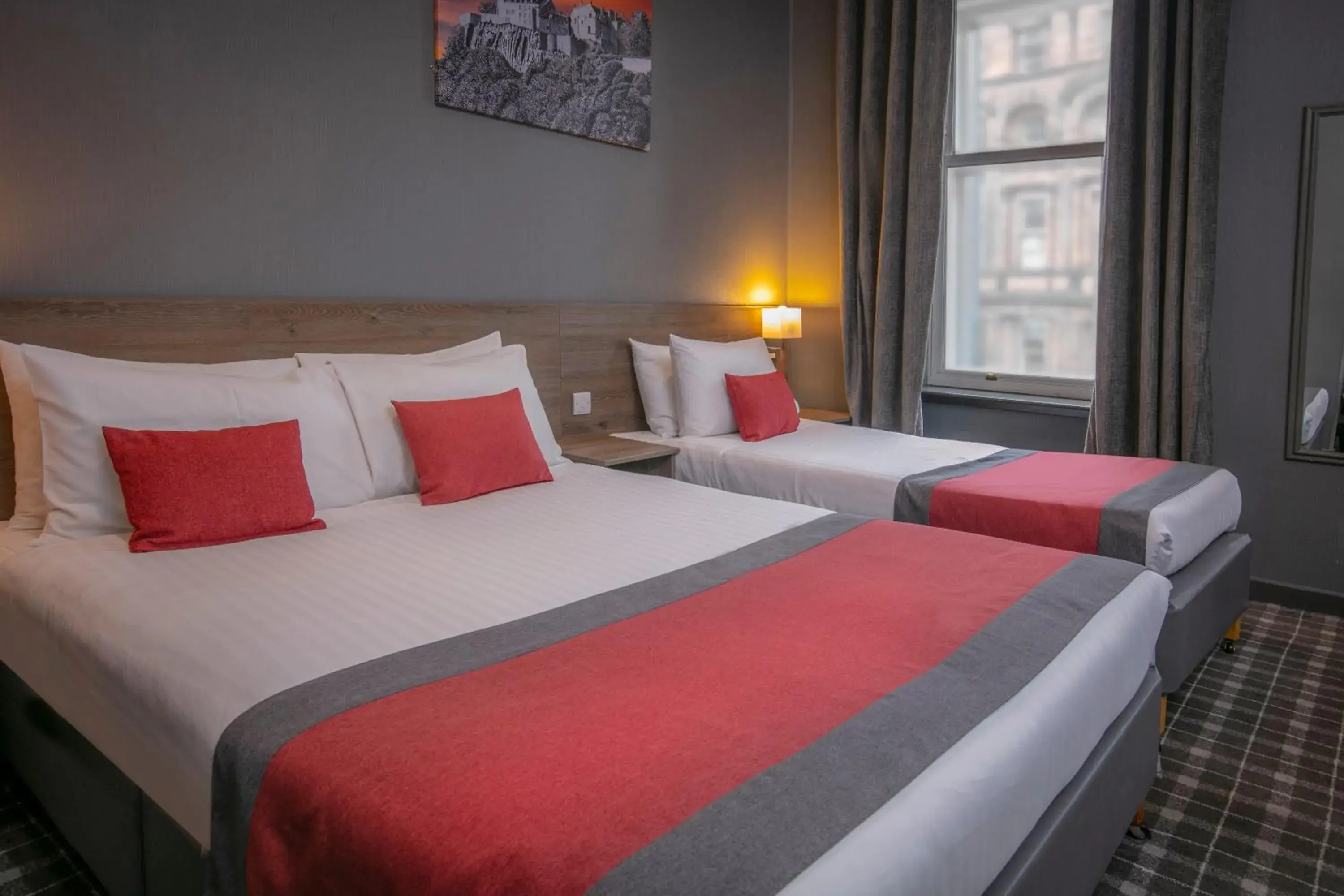 Bedroom, Bed in Best Western Glasgow Hotel Bedroom, Bed in Best Western Glasgow Hotel