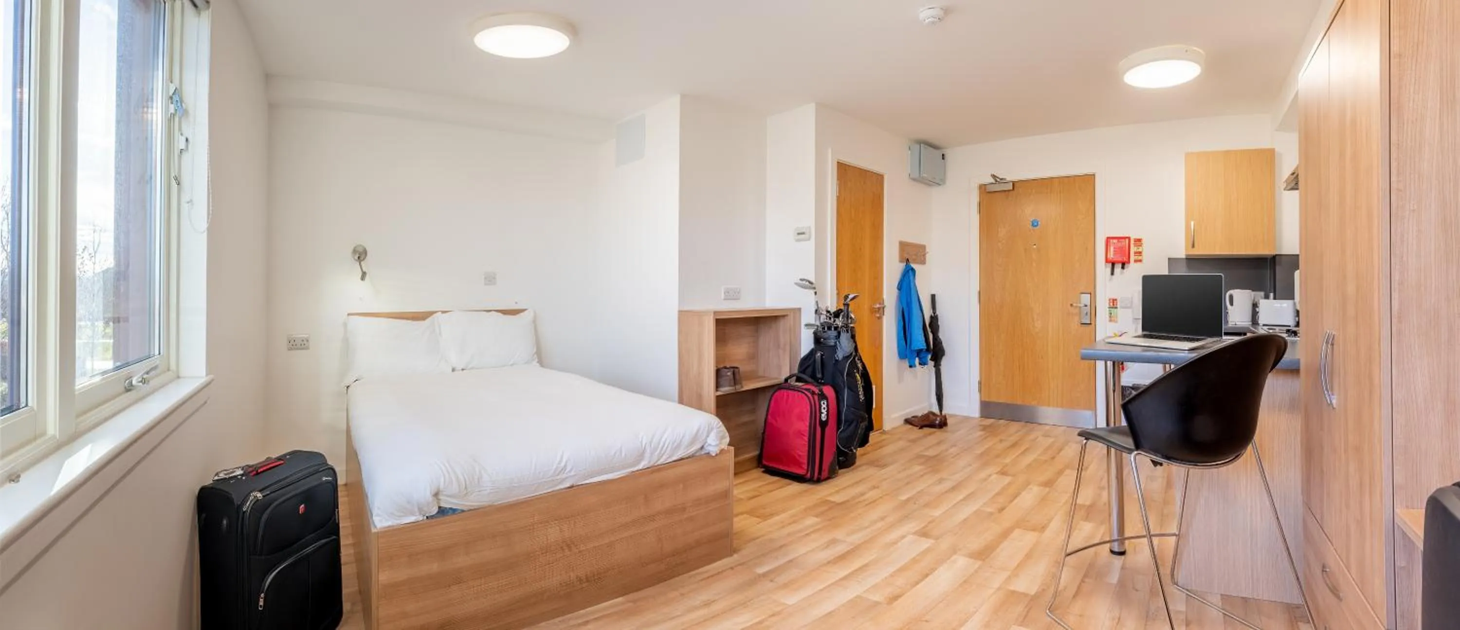 Photo of the whole room, Bed in UHI Inverness - Campus Accommodation