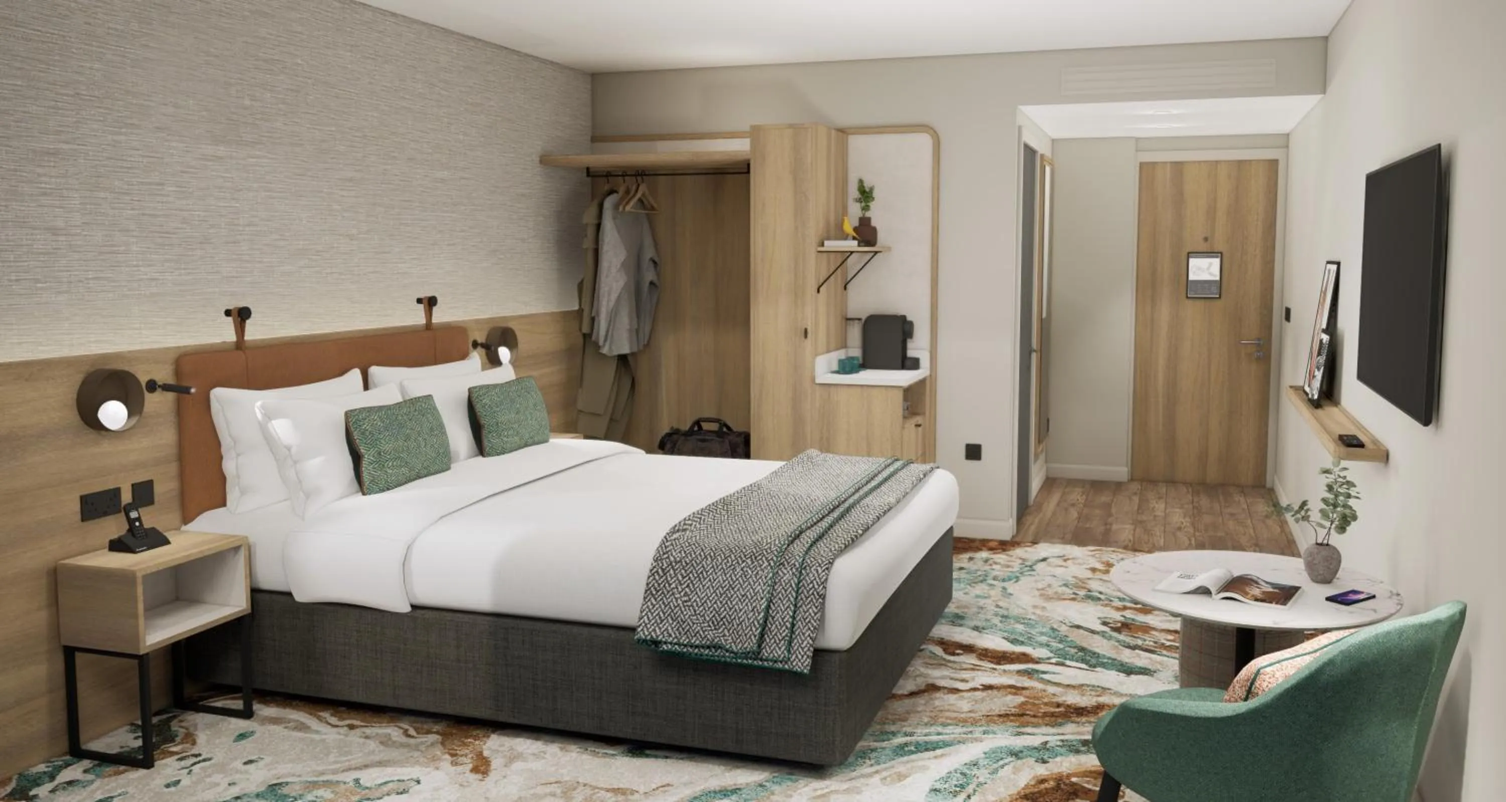 Photo of the whole room, Bed in voco Rockingham Forest Corby by IHG