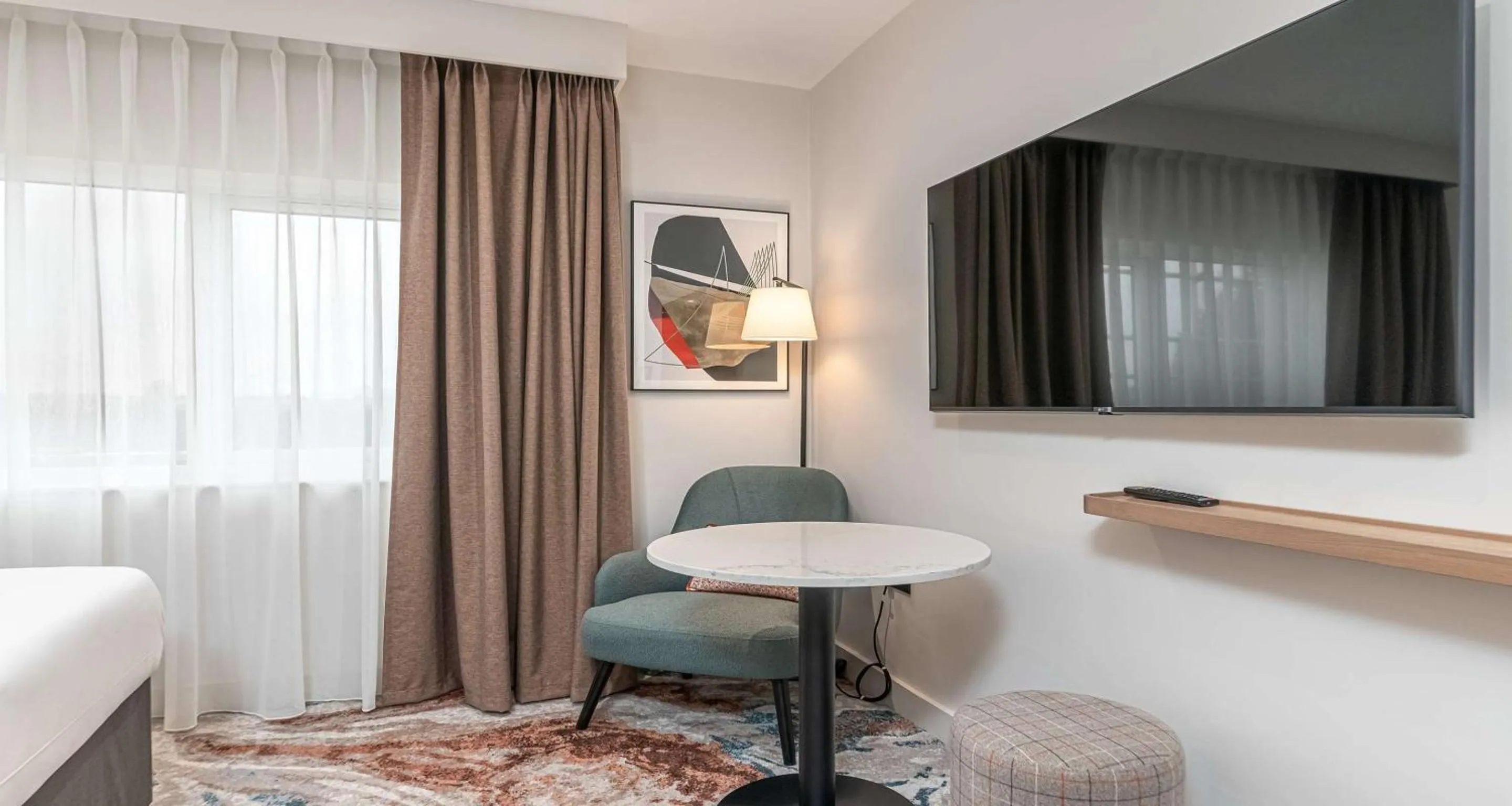 Bedroom, Bed in Best Western Rockingham Forest Hotel