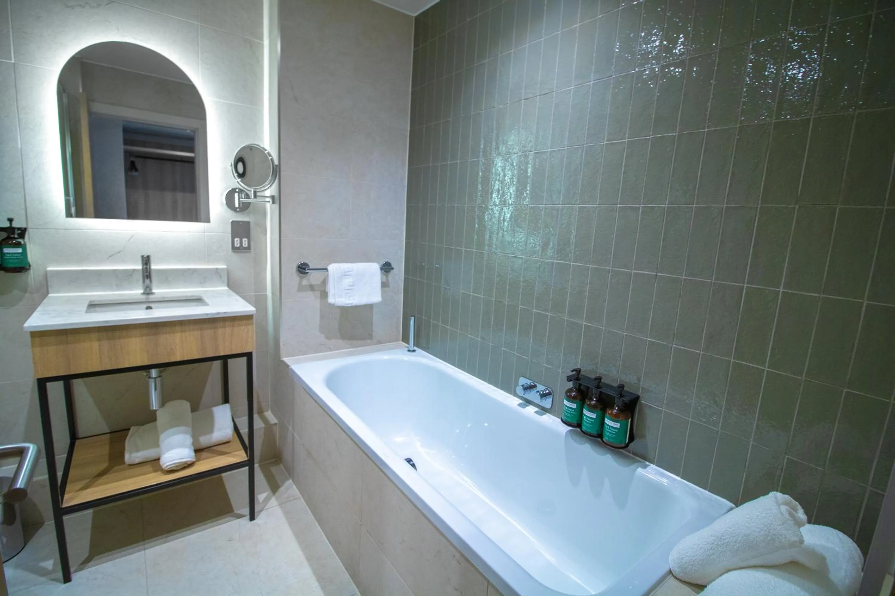 Bathroom in voco Rockingham Forest Corby by IHG