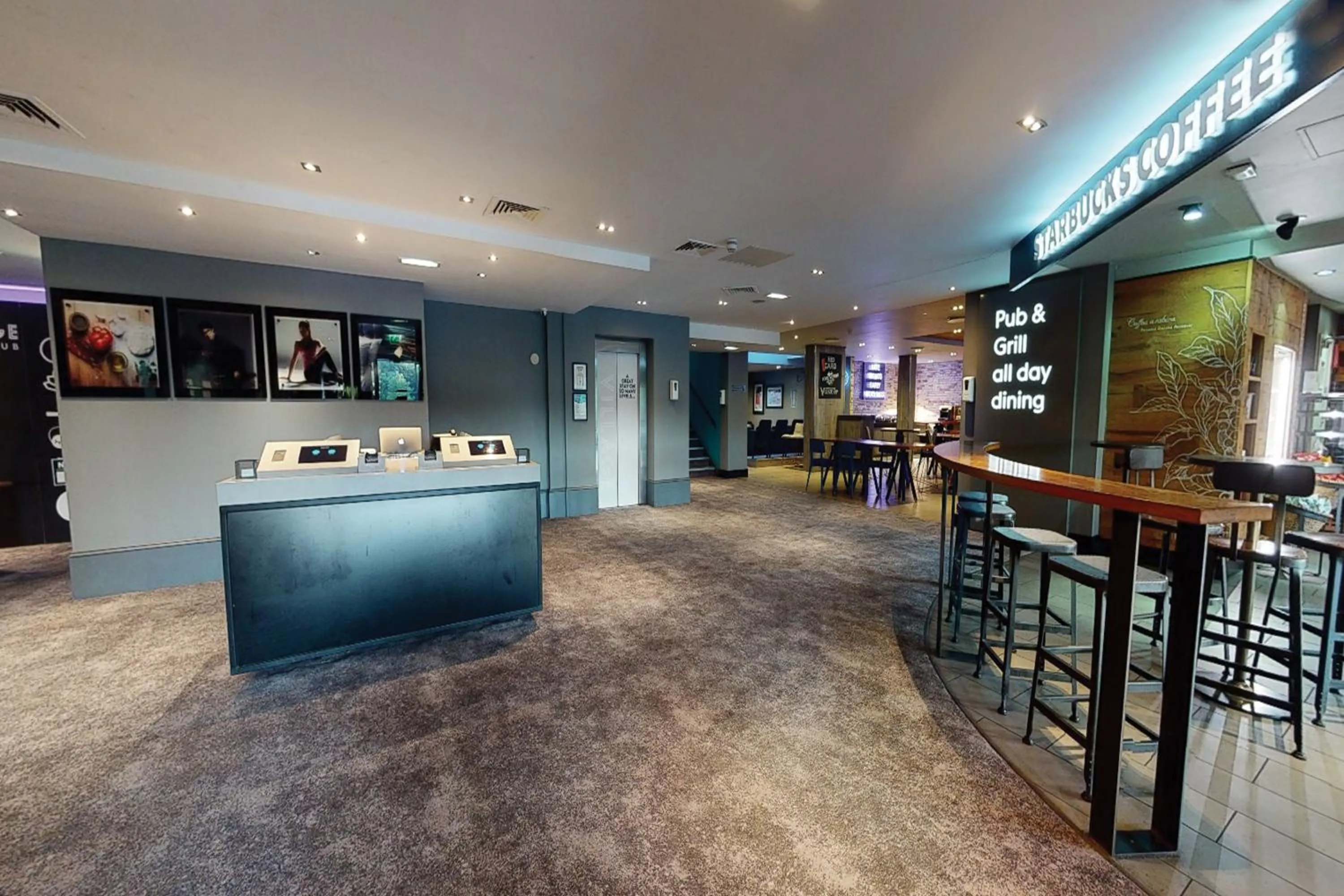 Lobby or reception in Village Hotel Manchester Bury