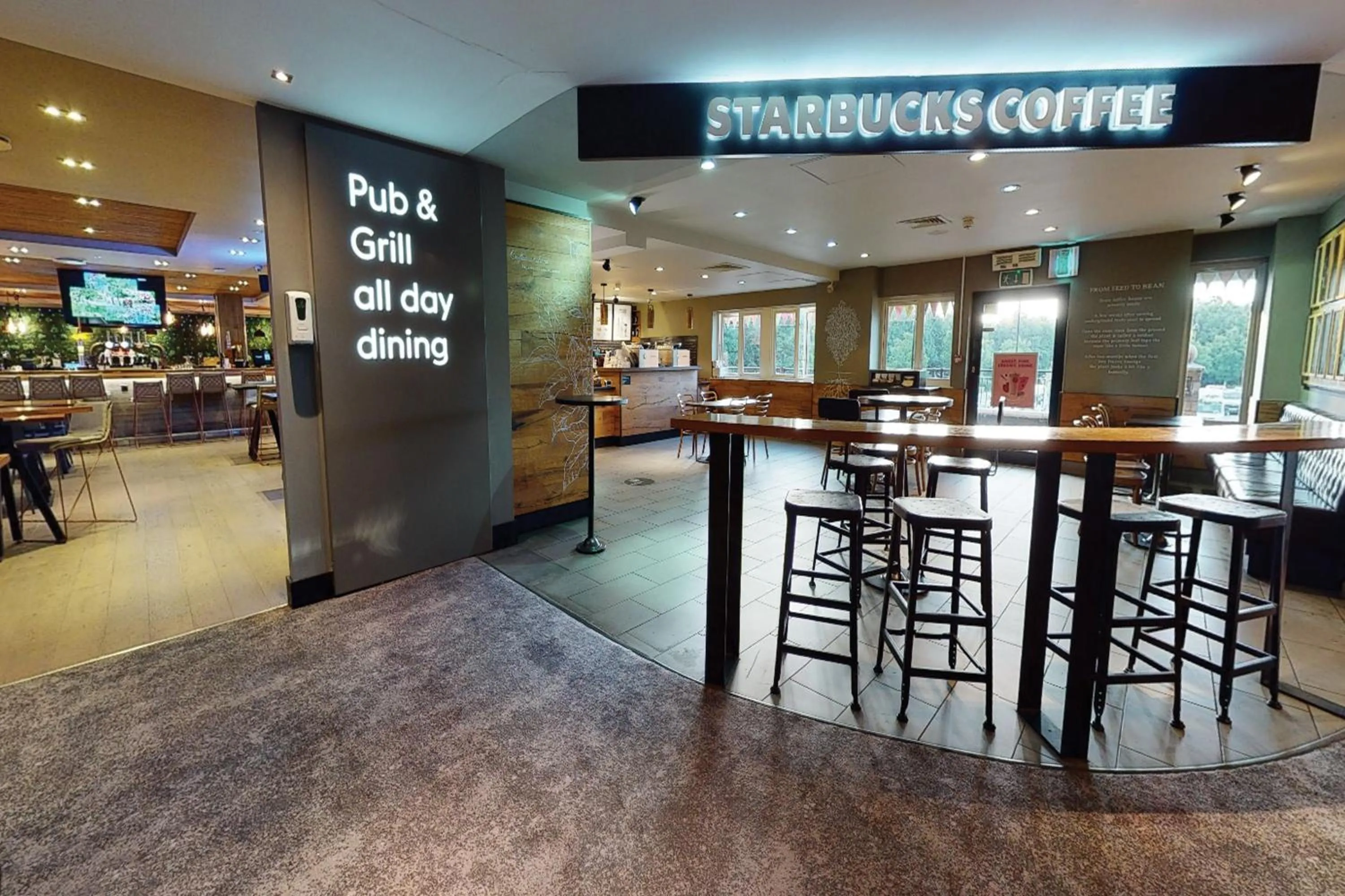 Restaurant/places to eat in Village Hotel Manchester Bury