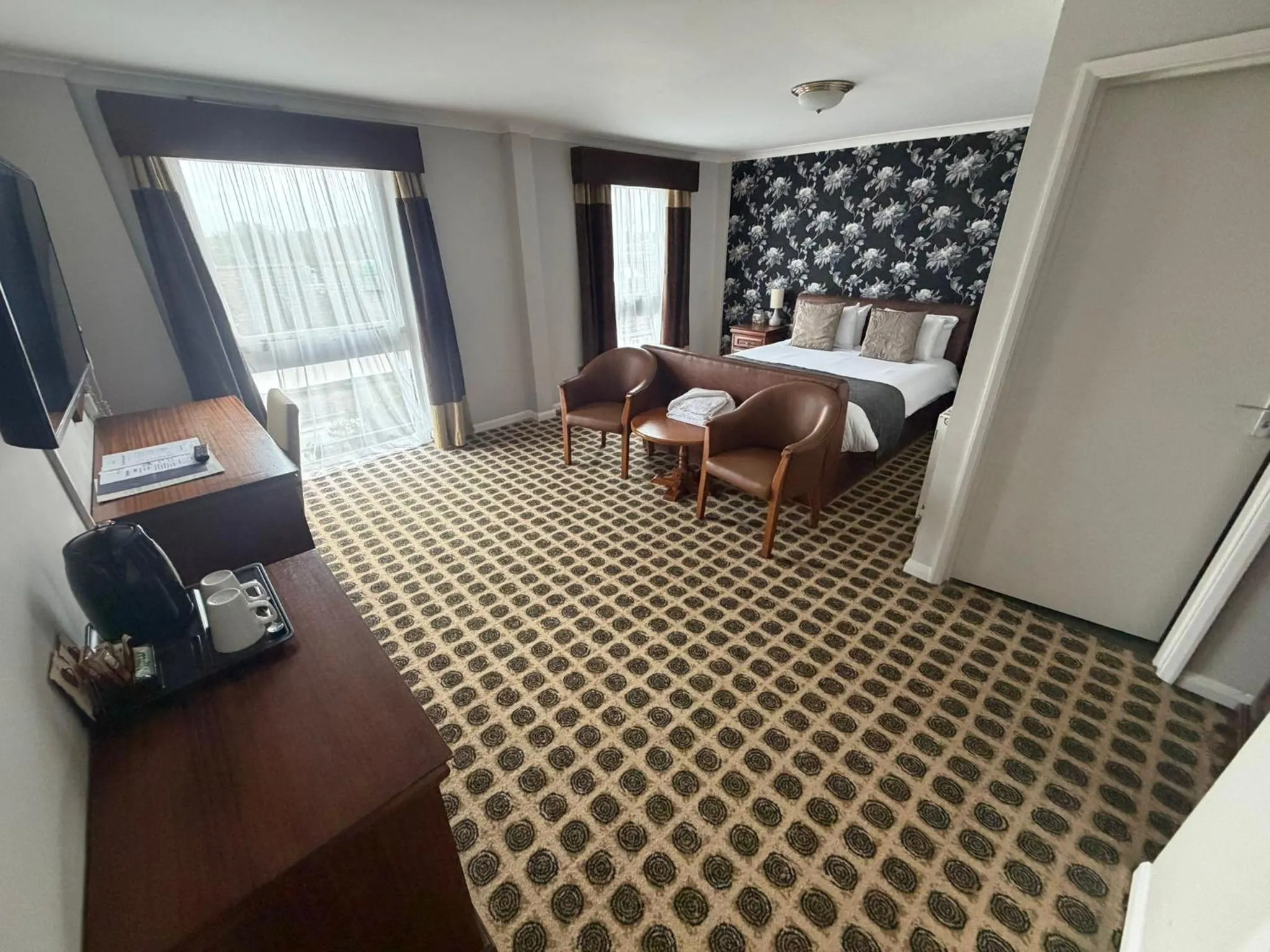 Bed in Raven Hotel by Greene King Inns