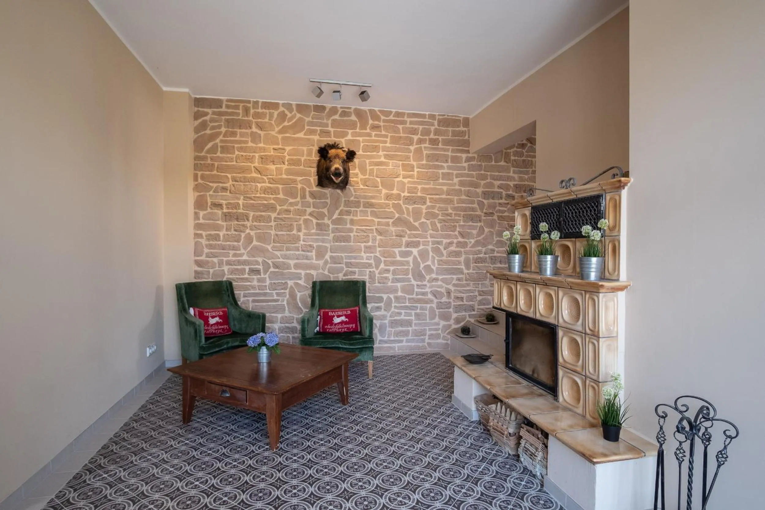 Lobby or reception in Landhotel Eifellust