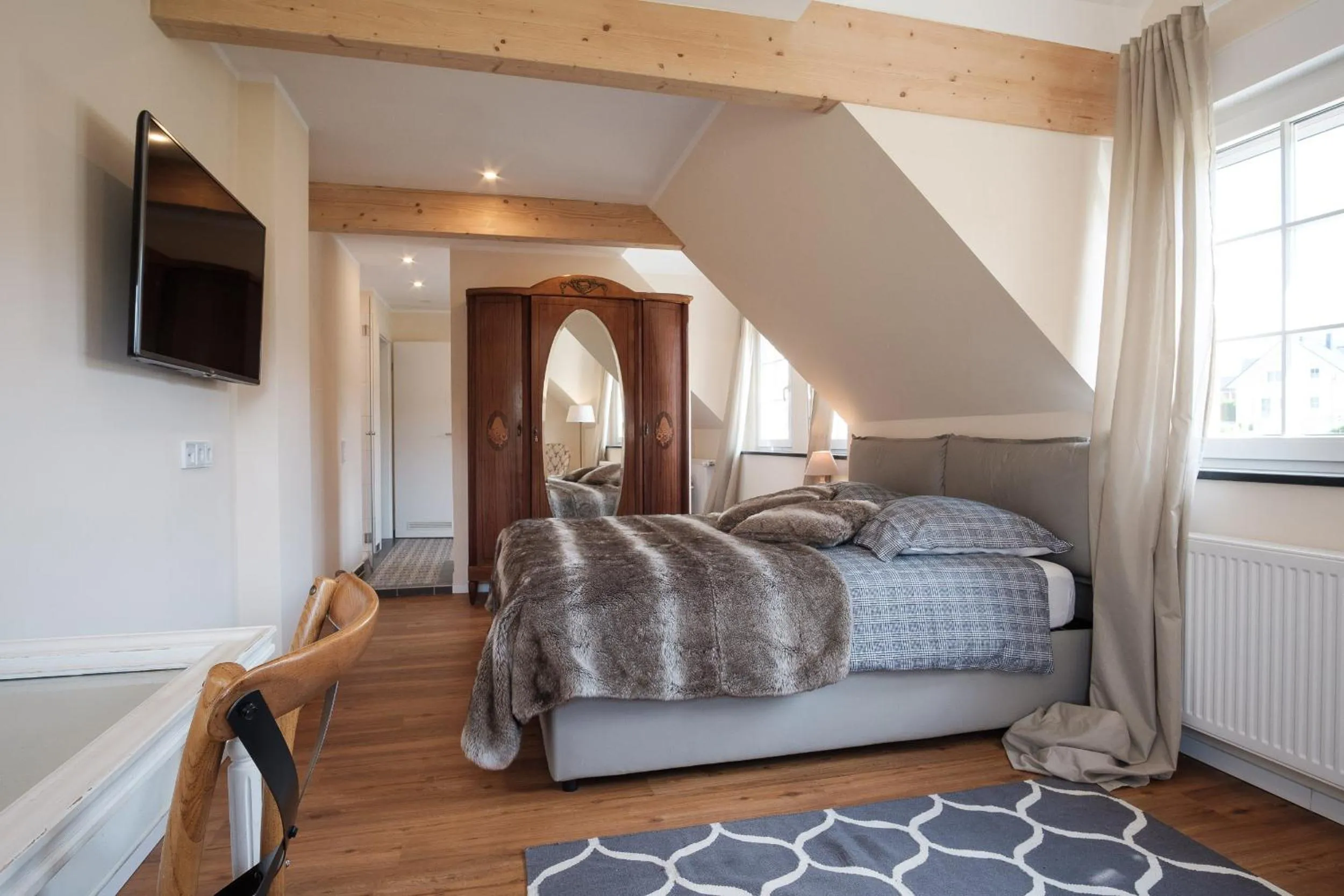 Bed in Landhotel Eifellust