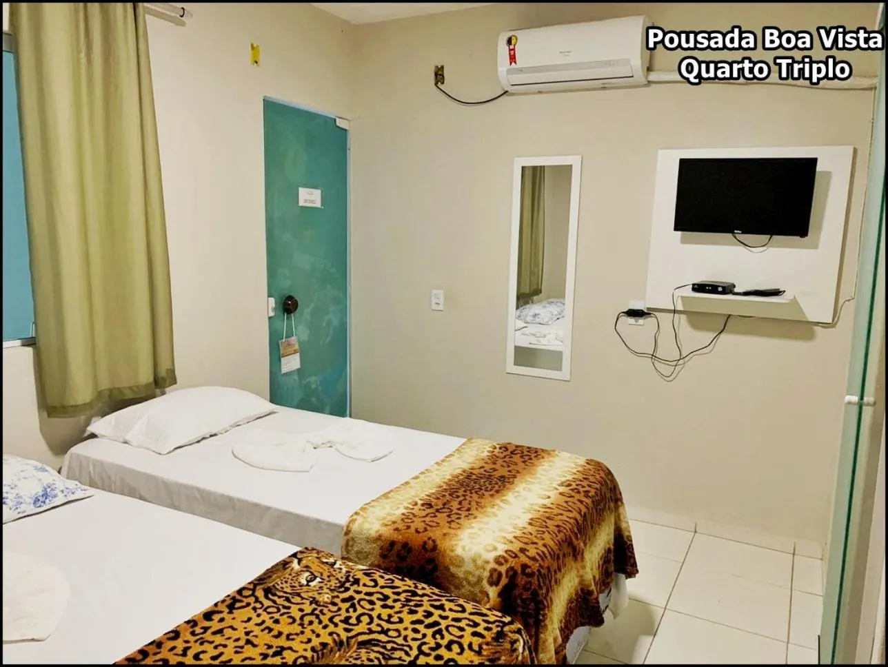 Bed in Pousada Boa Vista