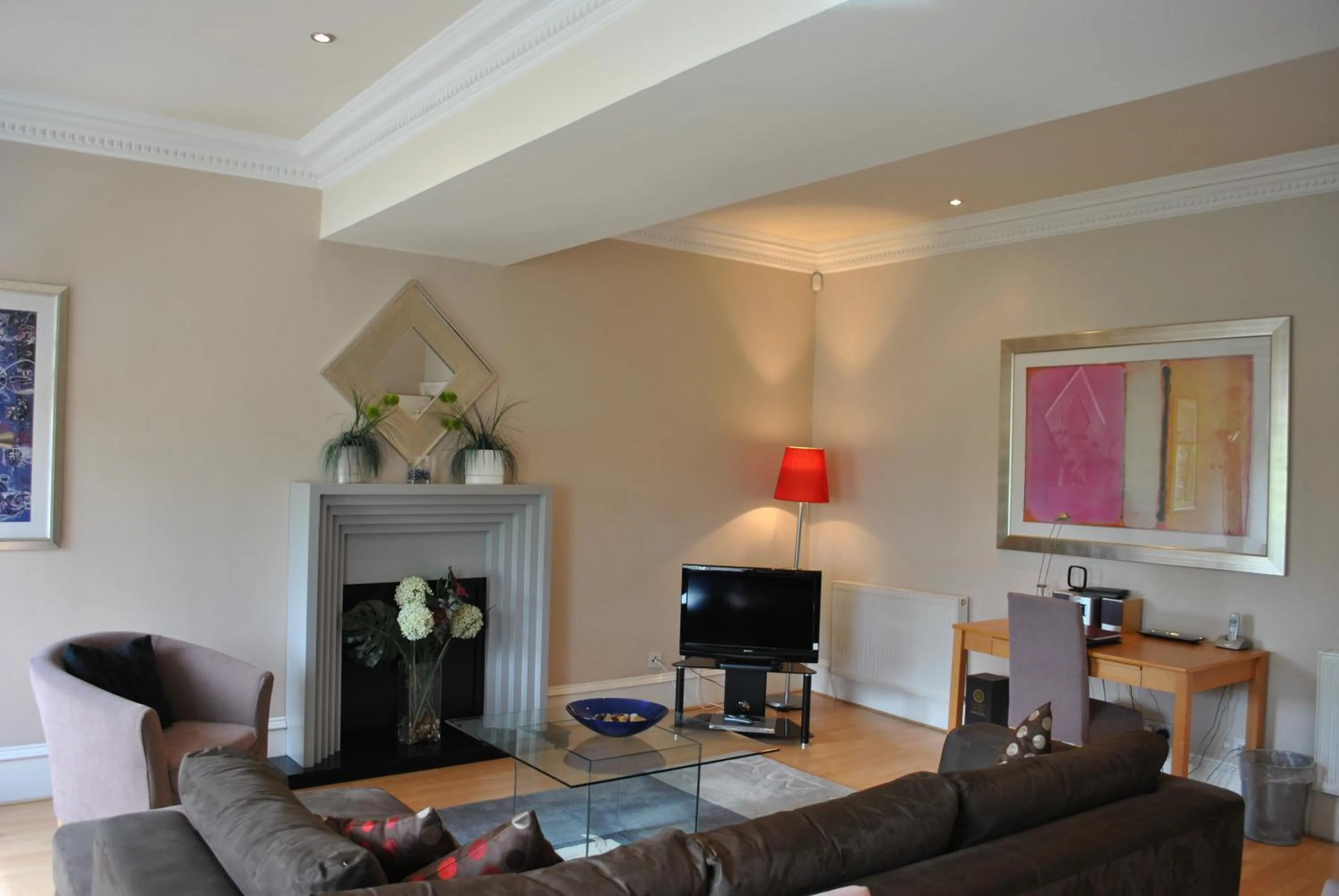 Living room in Dreamhouse Apartments Glasgow West End