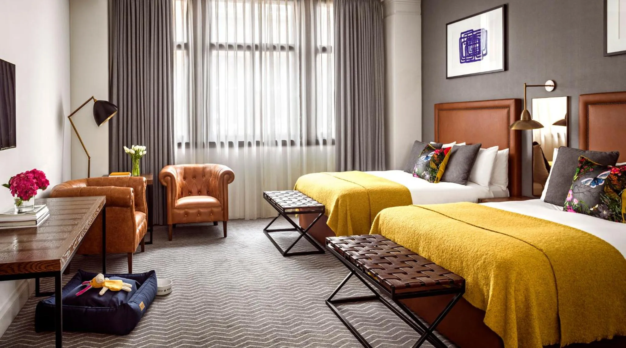 Photo of the whole room, Bed in Kimpton Clocktower by IHG