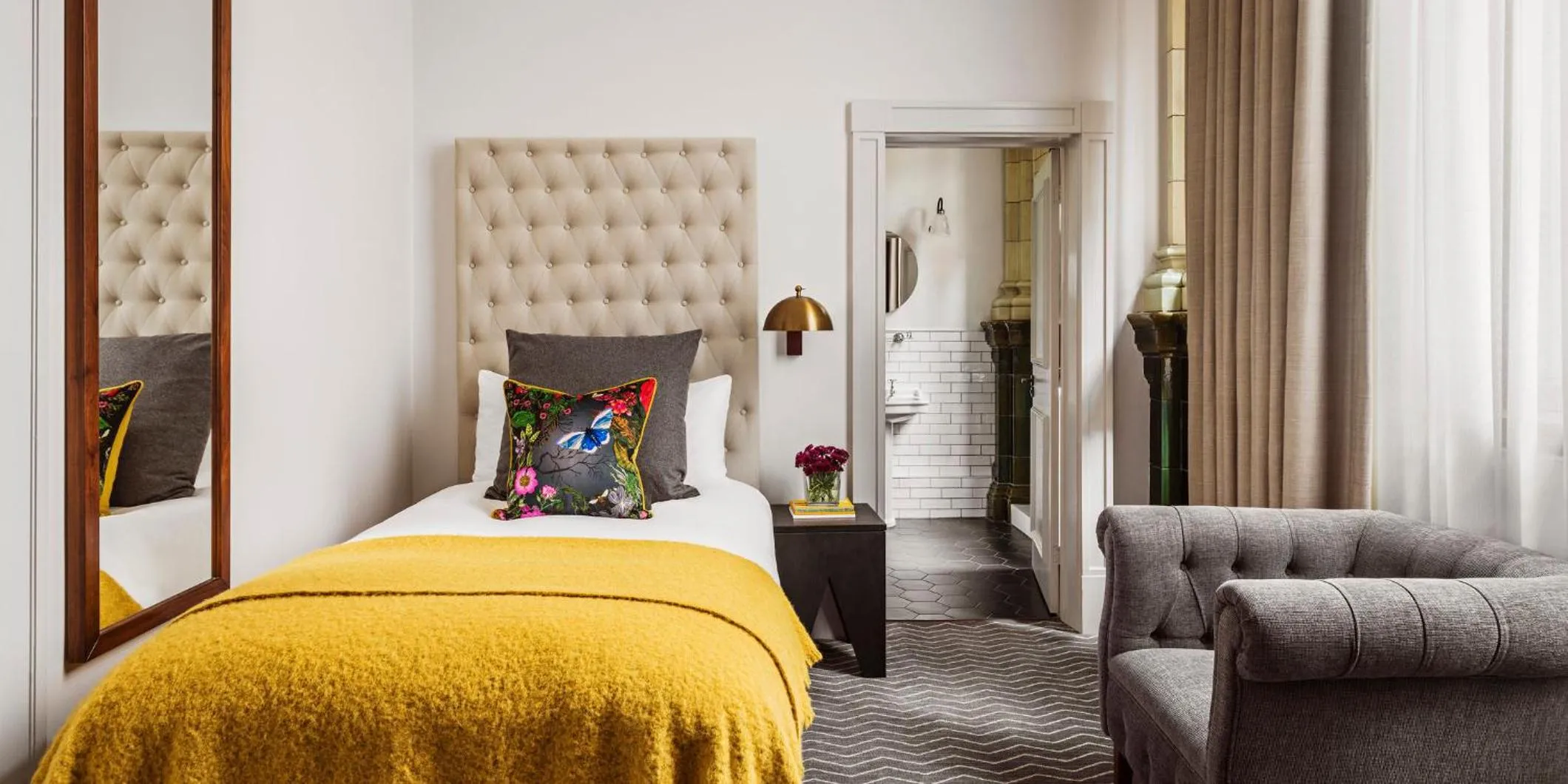 Photo of the whole room, Bed in Kimpton Clocktower by IHG