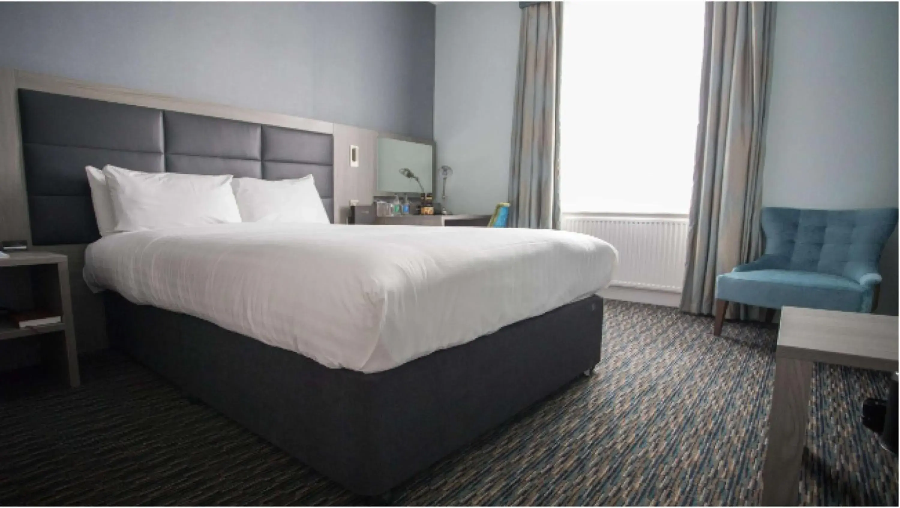 Bedroom, Bed in London Chigwell Prince Regent Hotel, BW Signature Collection Bedroom, Bed in London Chigwell Prince Regent Hotel, BW Signature Collection