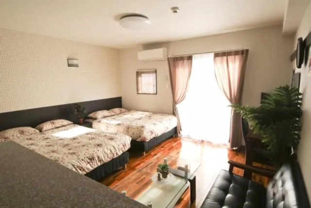 Bed in Chura Gahna House Tsubogawa Naha