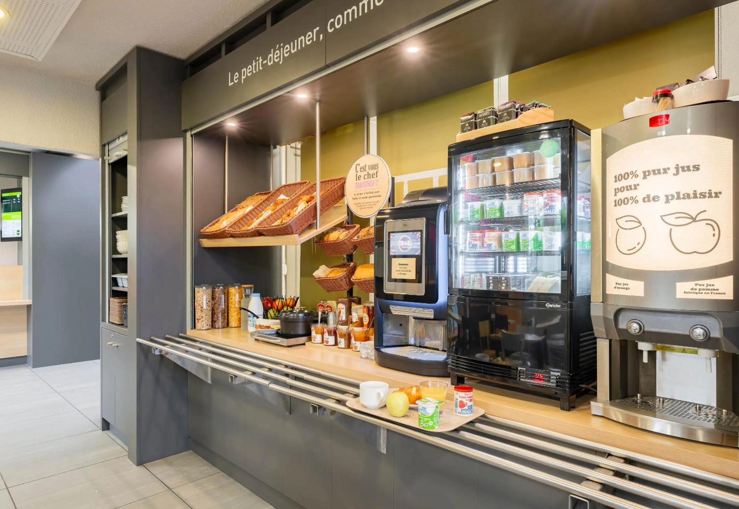 Buffet breakfast in B&B HOTEL Calais Centre St Pierre