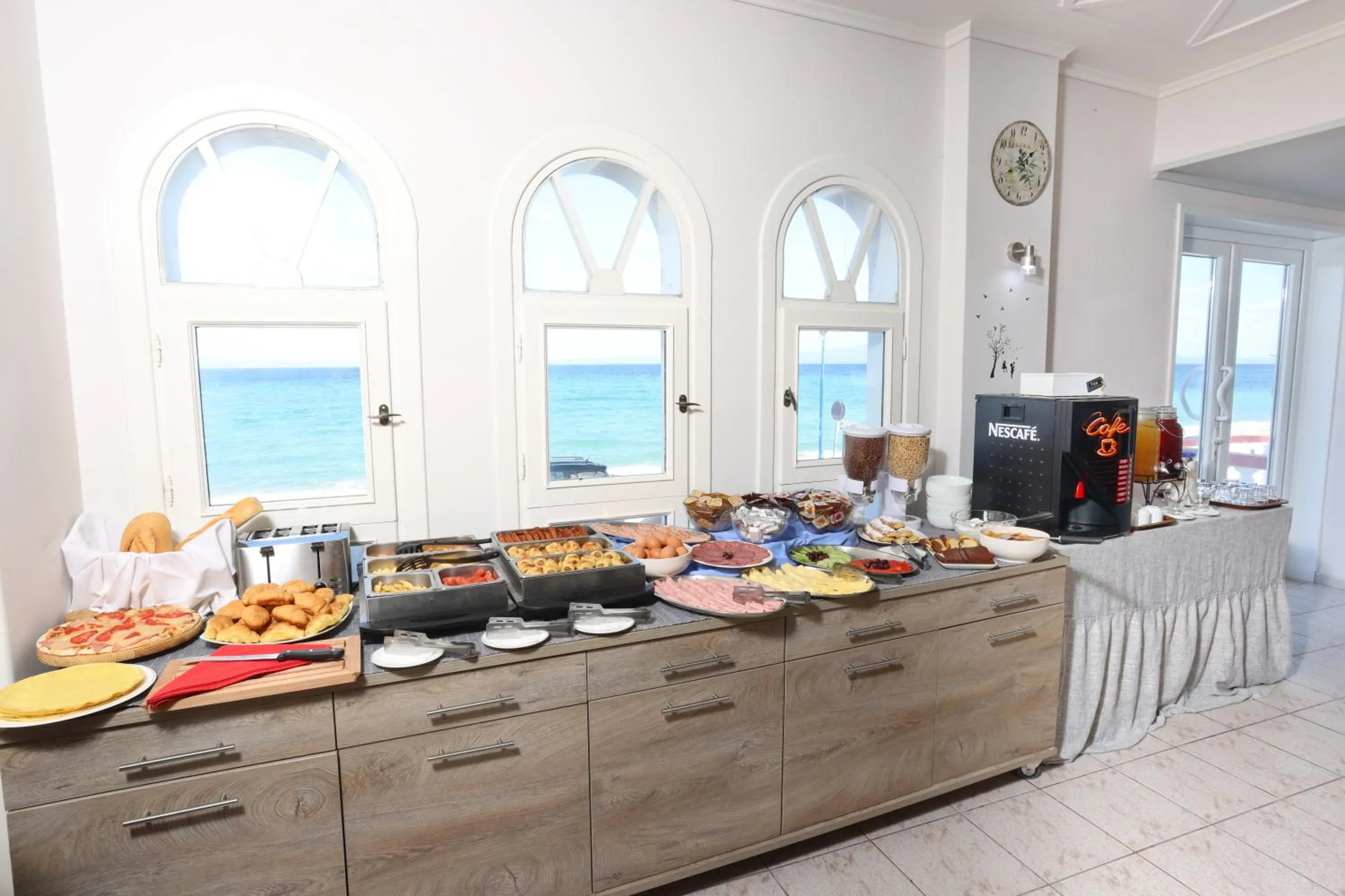 Breakfast in Summer Beach Hotel