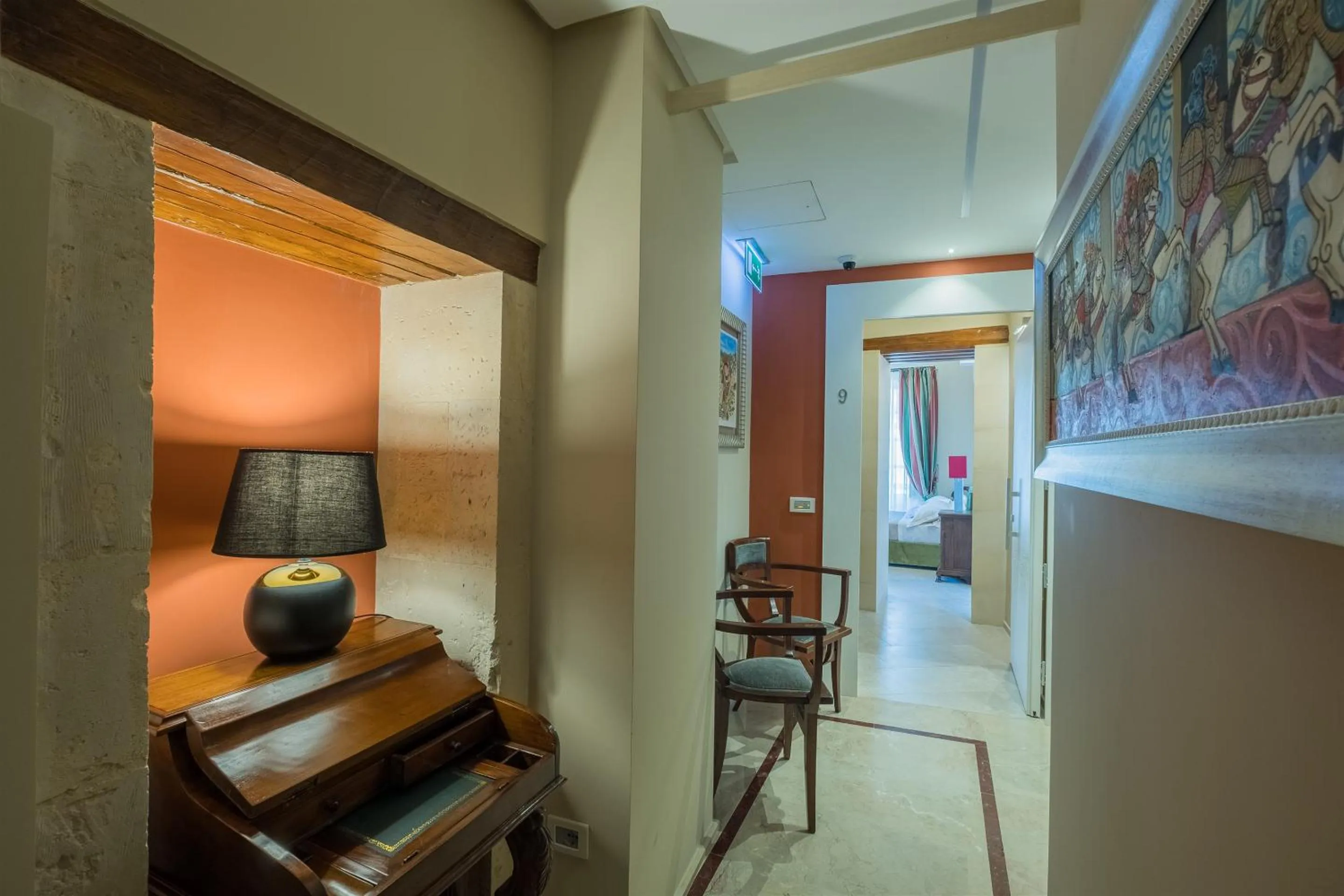 Decorative detail in Hotel Ortigia Royal Suite