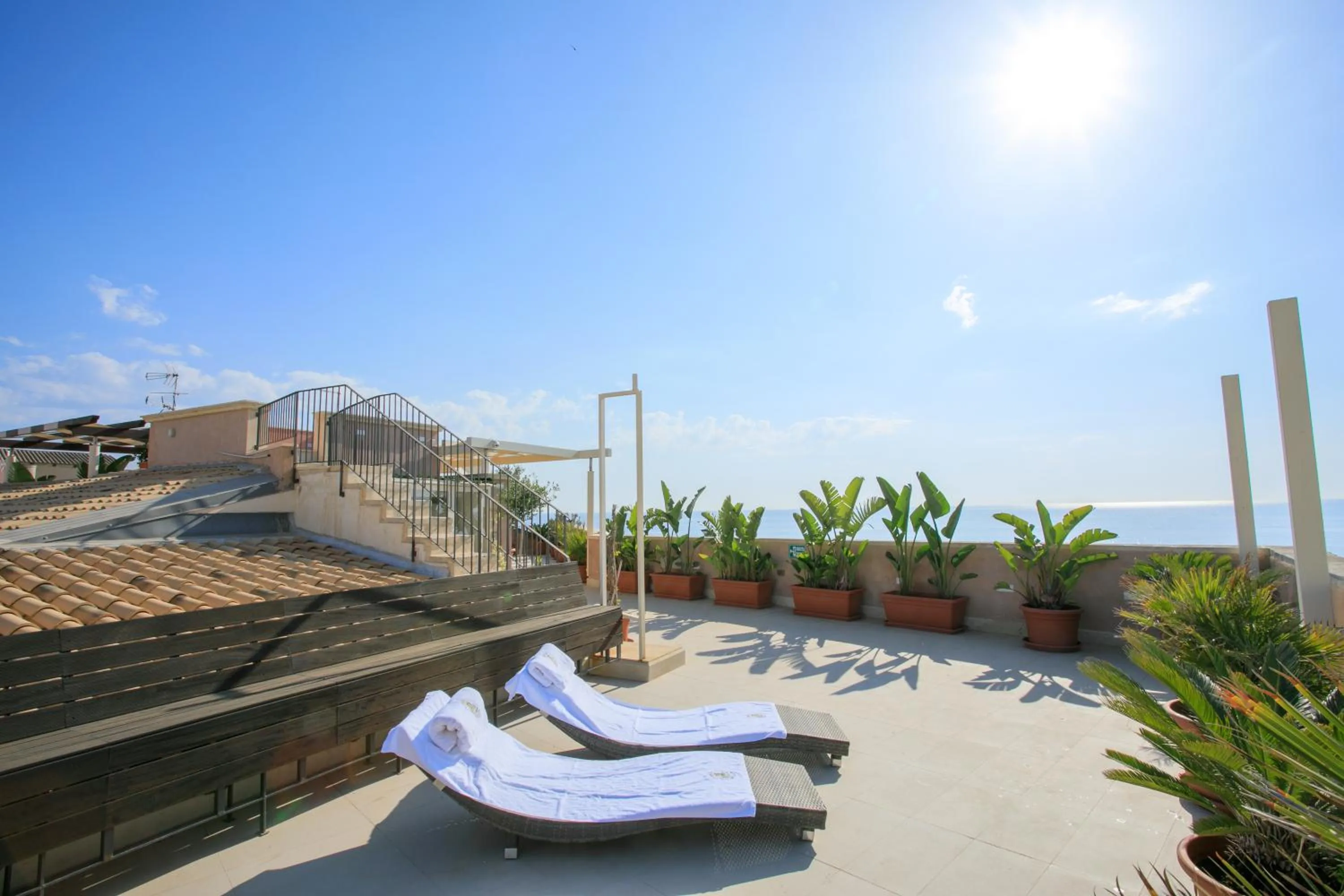 Solarium in Hotel Ortigia Royal Suite
