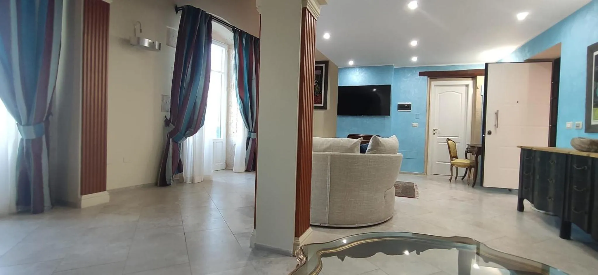 Seating area in Hotel Ortigia Royal Suite