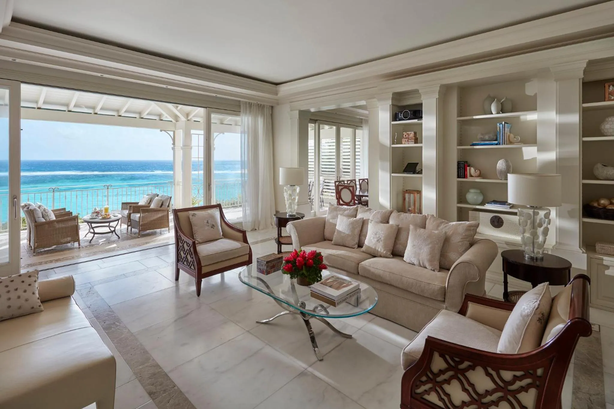 Living room in Mandarin Oriental, Canouan