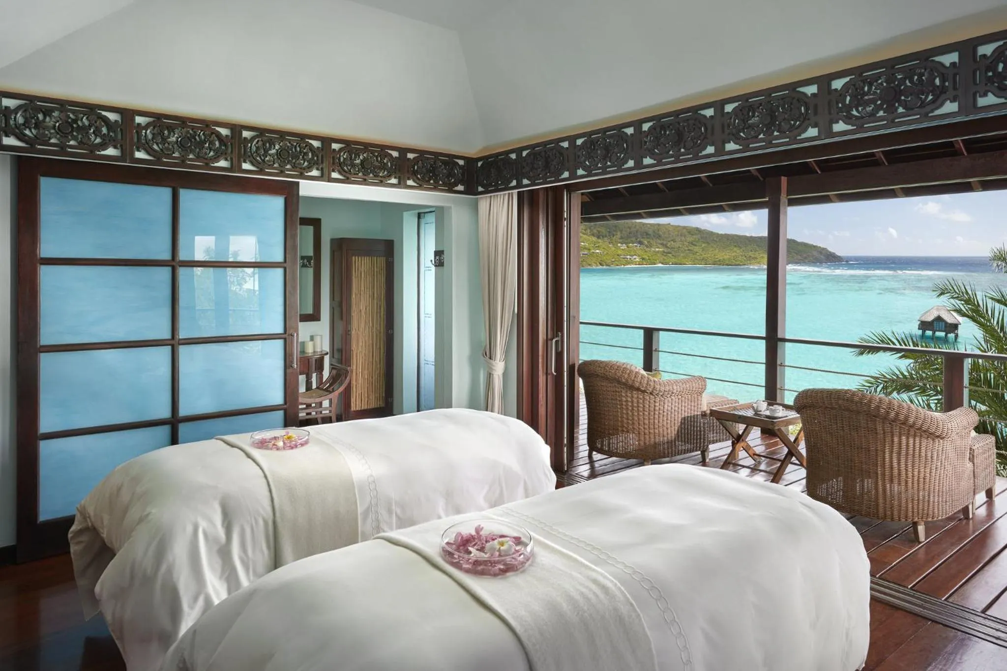 Spa and wellness centre/facilities, Bed in Mandarin Oriental, Canouan