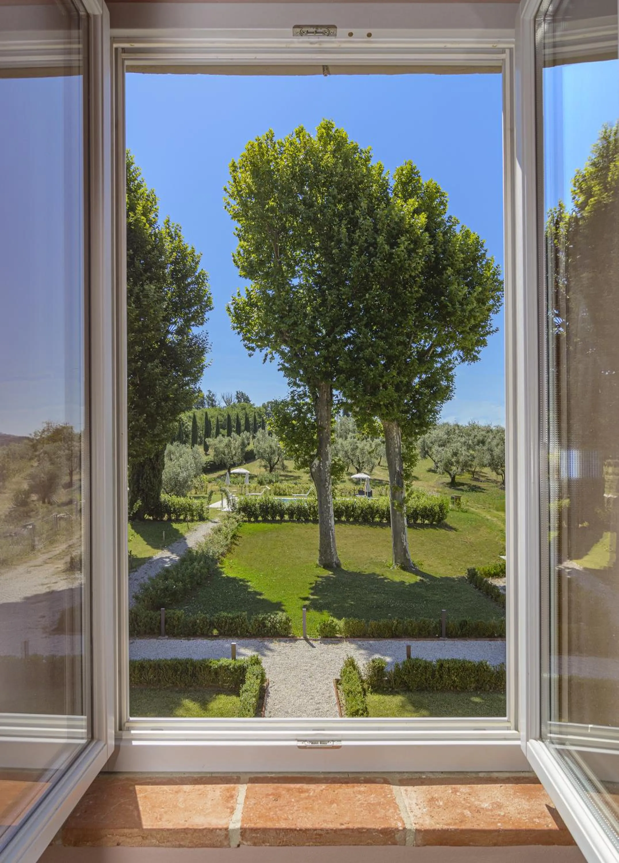 Garden view in Villa Agnolaccio Residenza d'Epoca