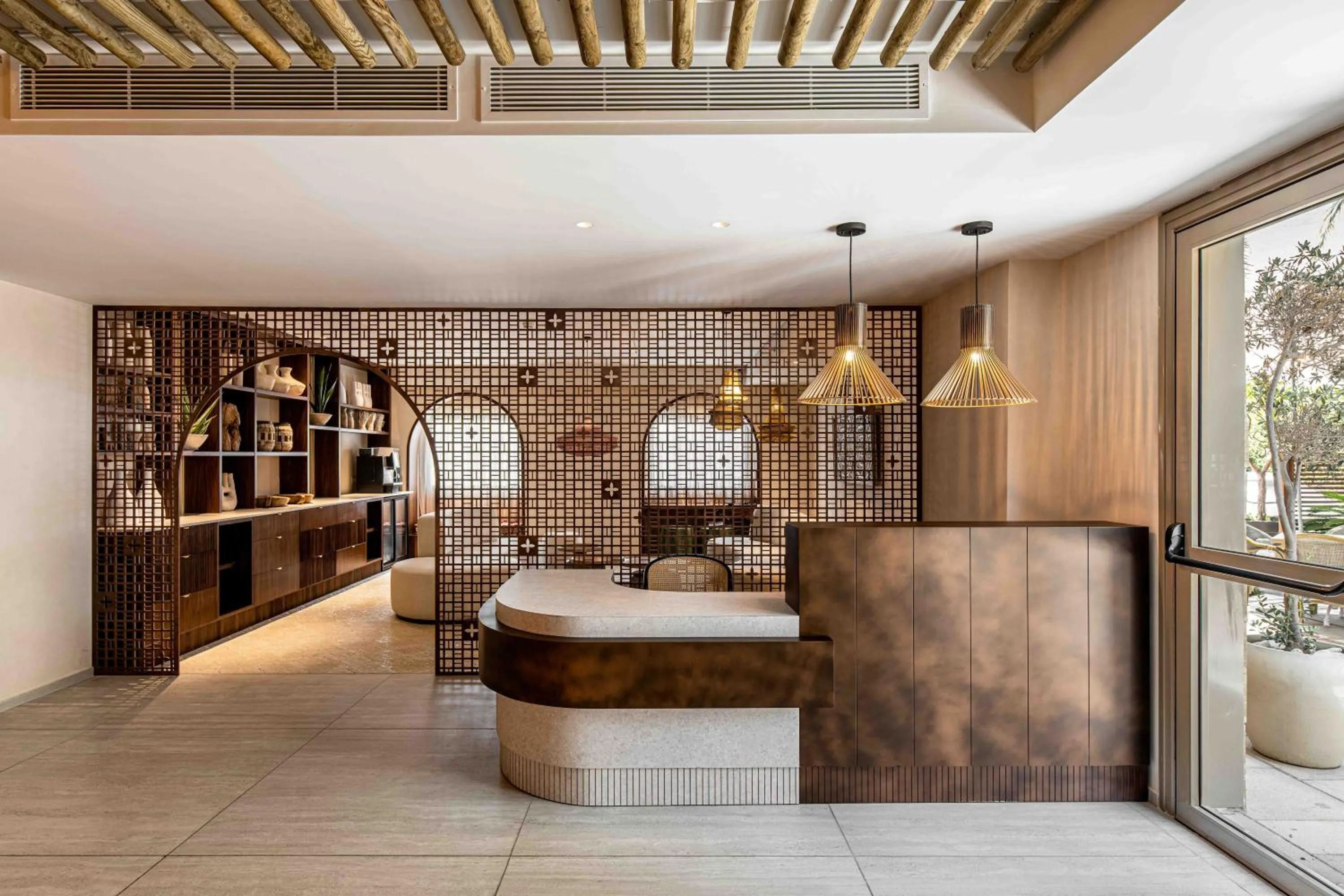 Lobby or reception in Oasis Spa Club Dead Sea Hotel - 18 years Plus