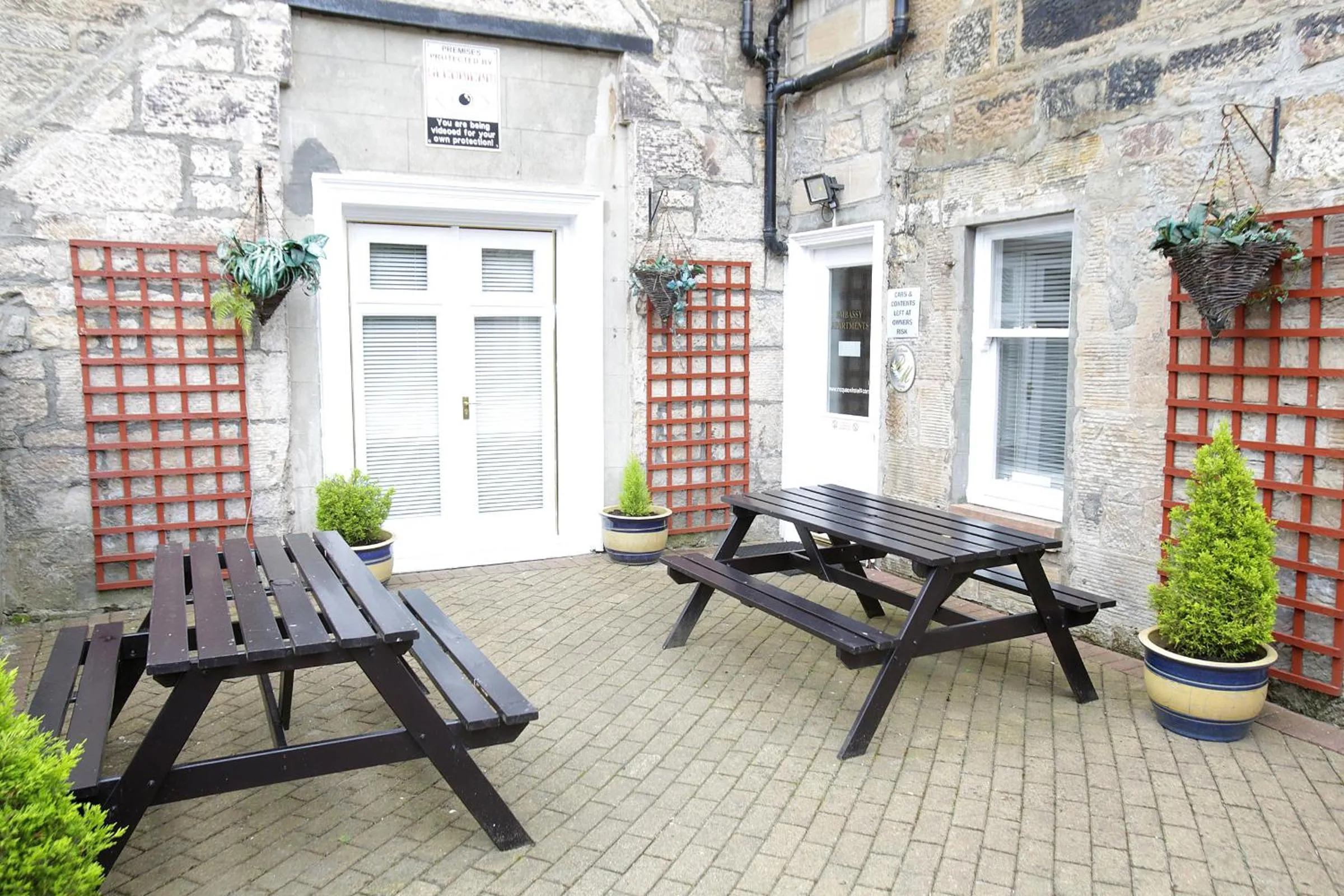 Patio in Ambassador Hotel
