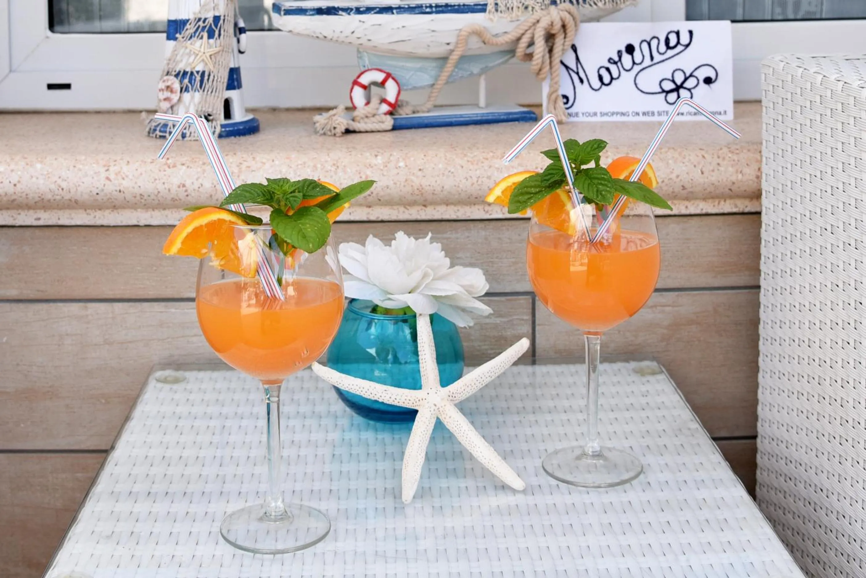 Drinks in Hotel Marina