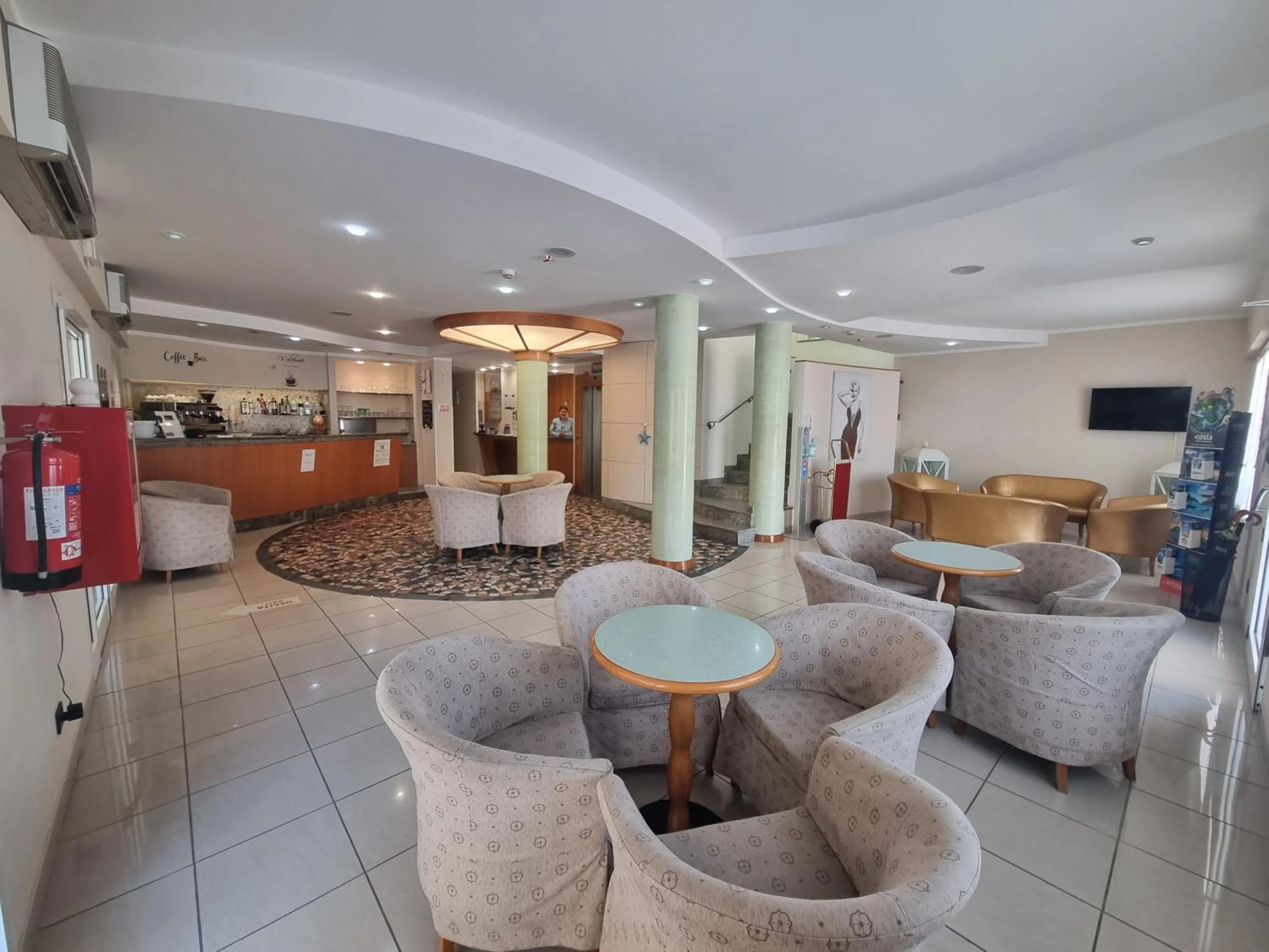 Lobby or reception in Hotel Marina