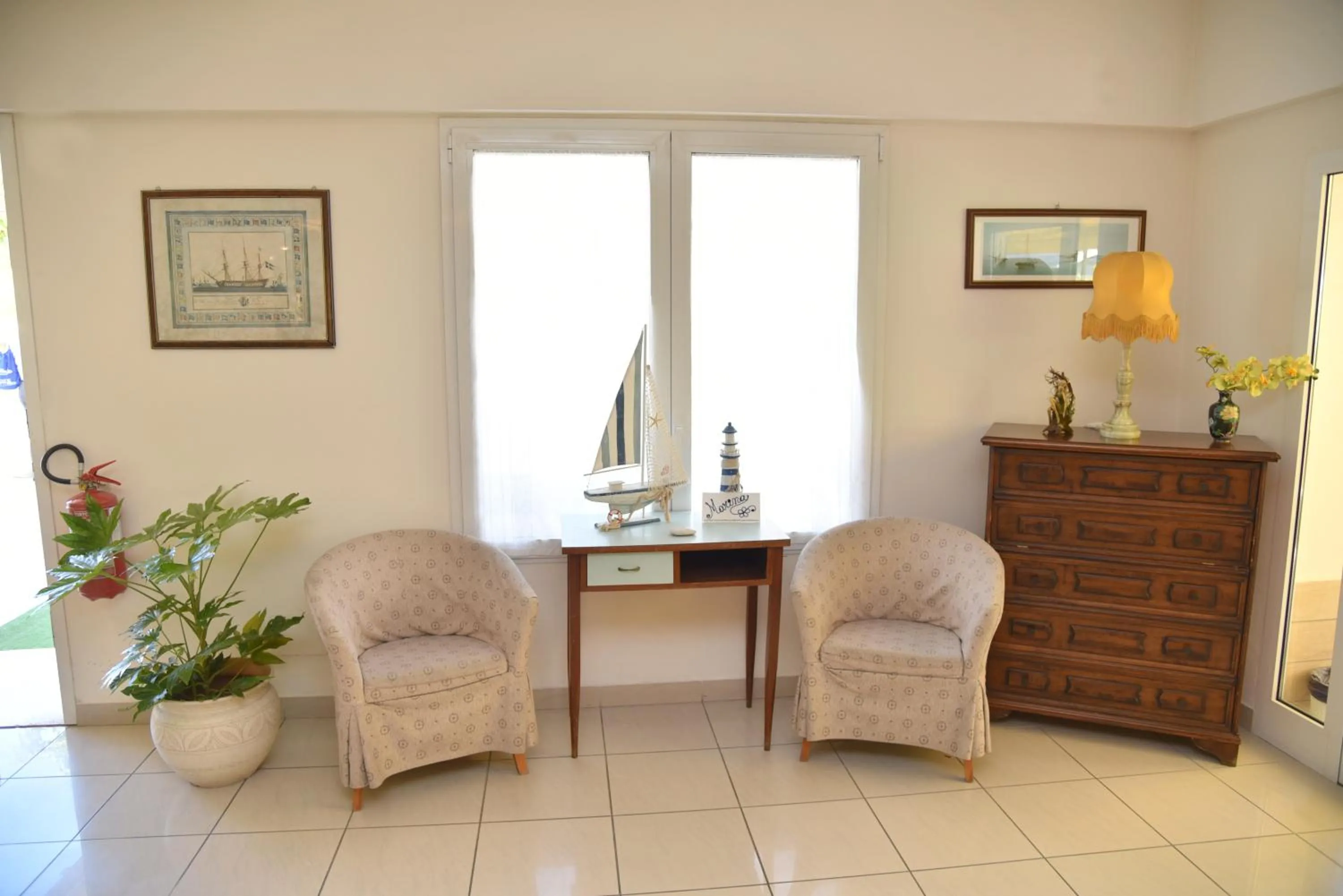 Lobby or reception in Hotel Marina