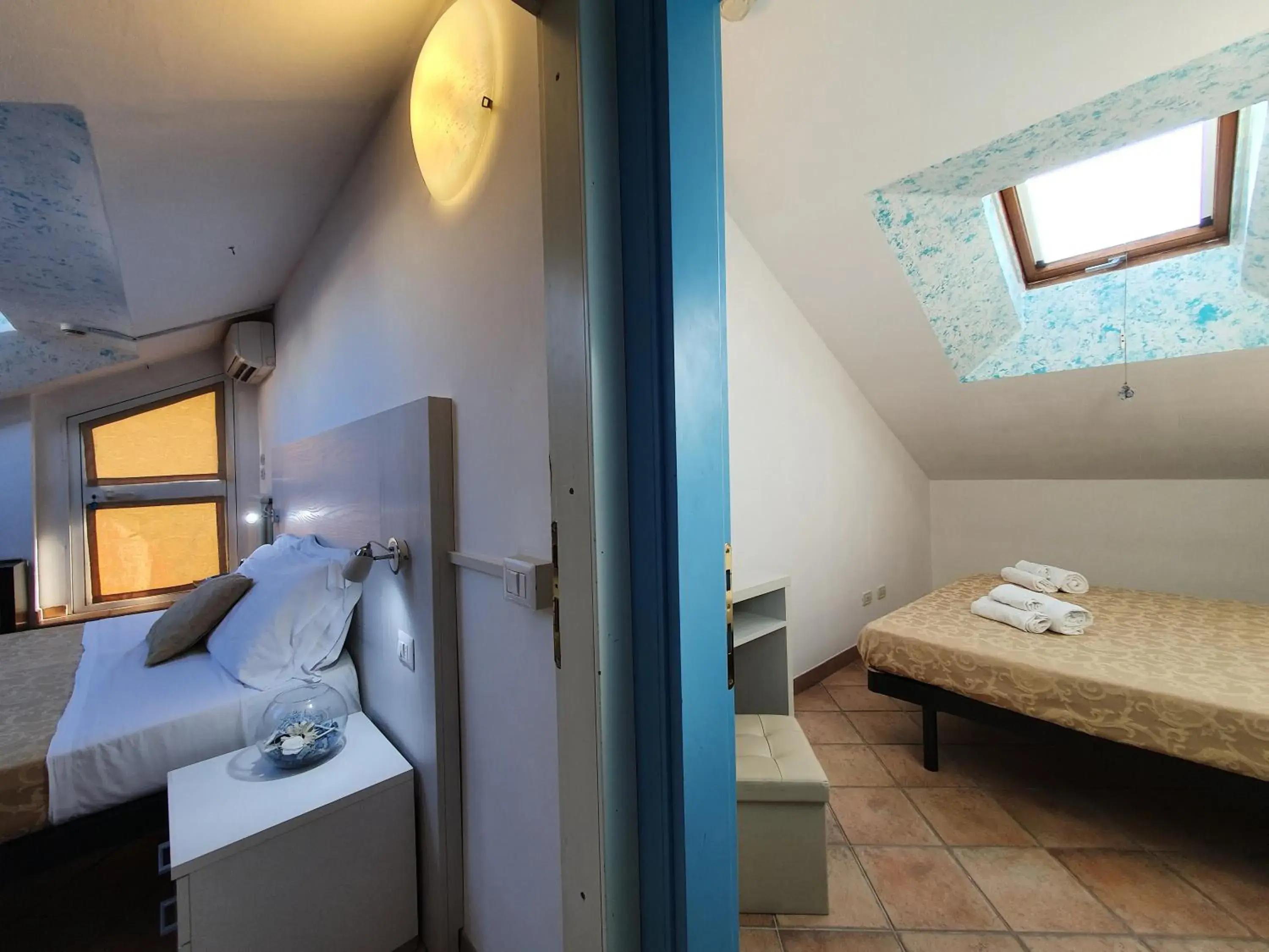 Bed in Hotel Marina Bed in Hotel Marina