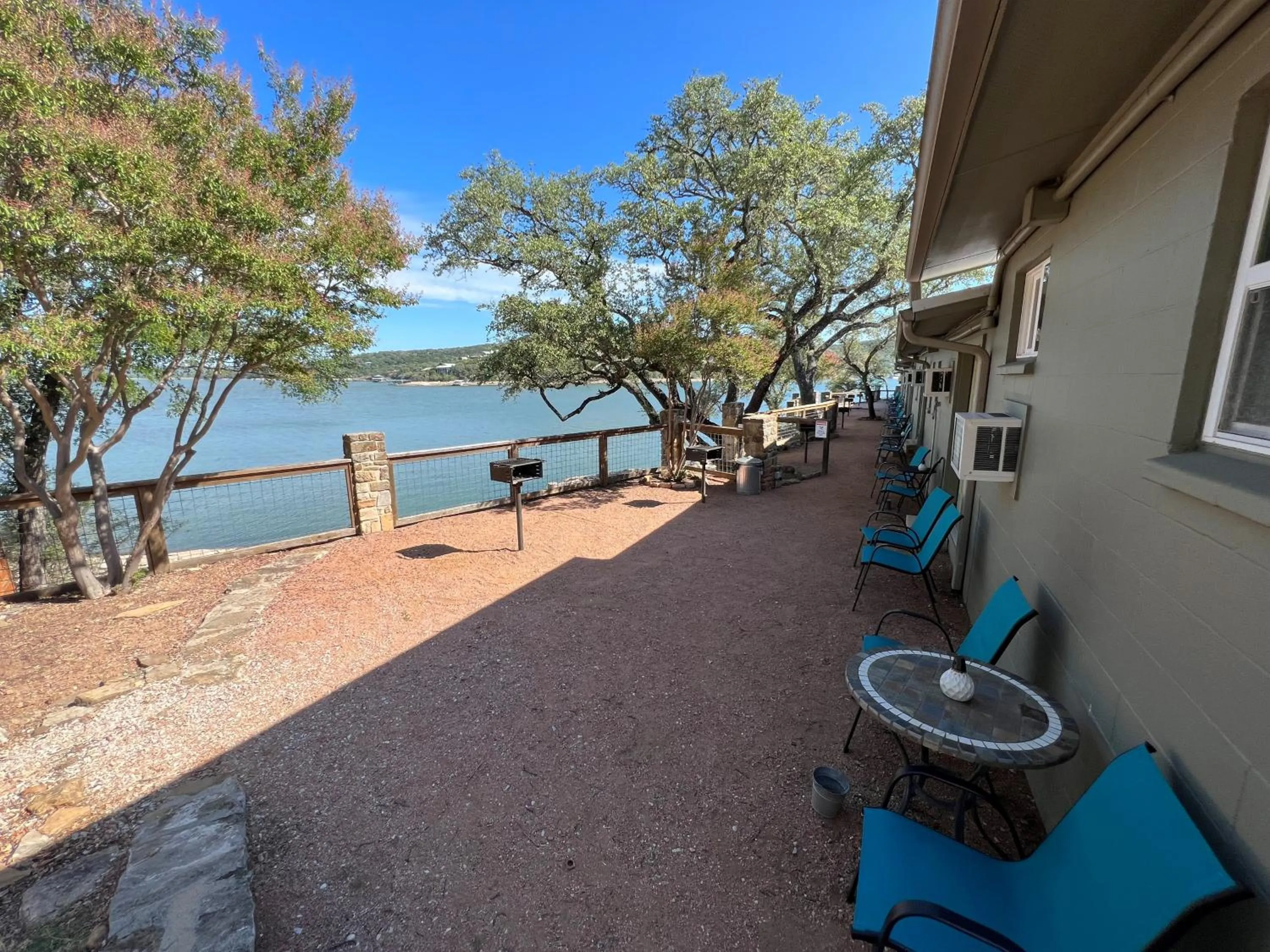 Patio in Painted Sky Inn