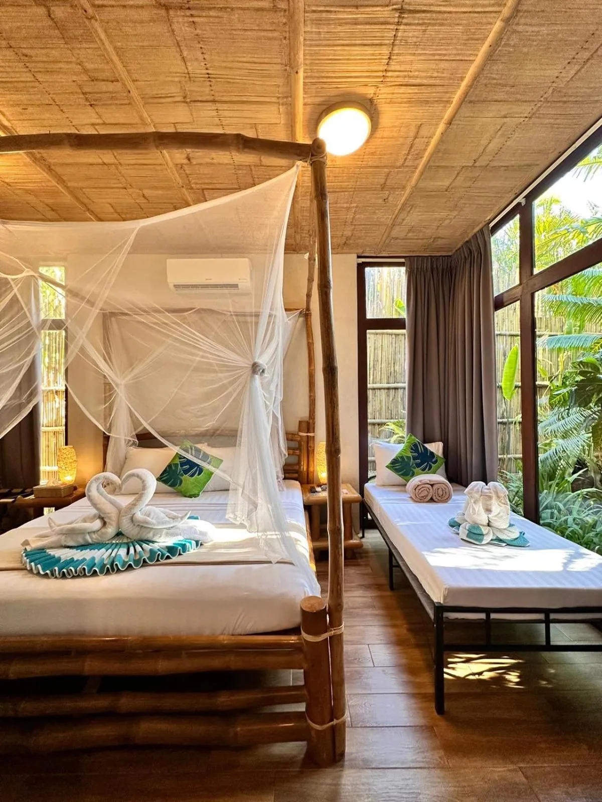 Bed in Buko Beach Resort