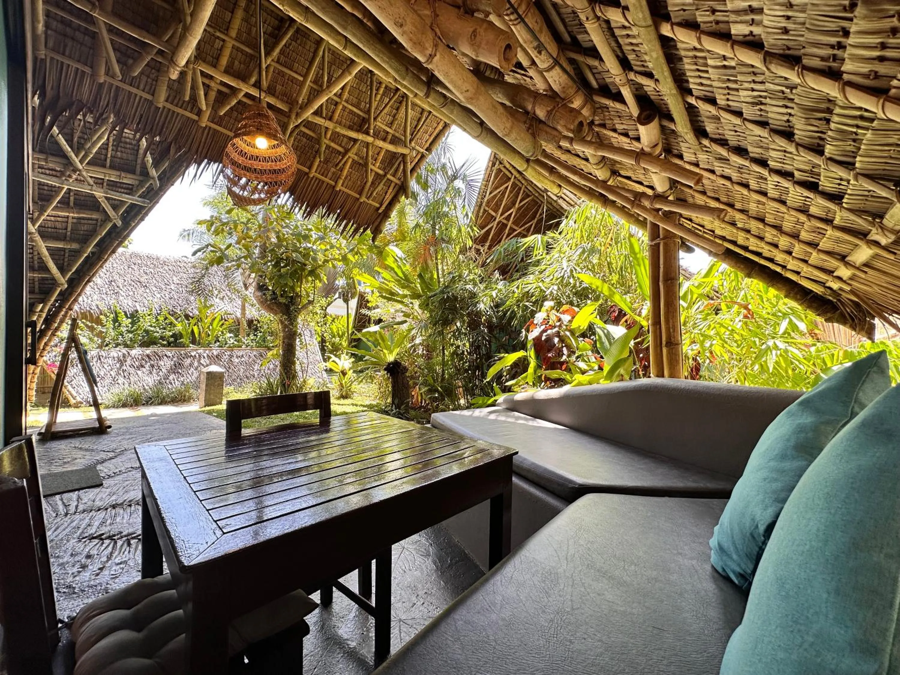 Seating area in Buko Beach Resort