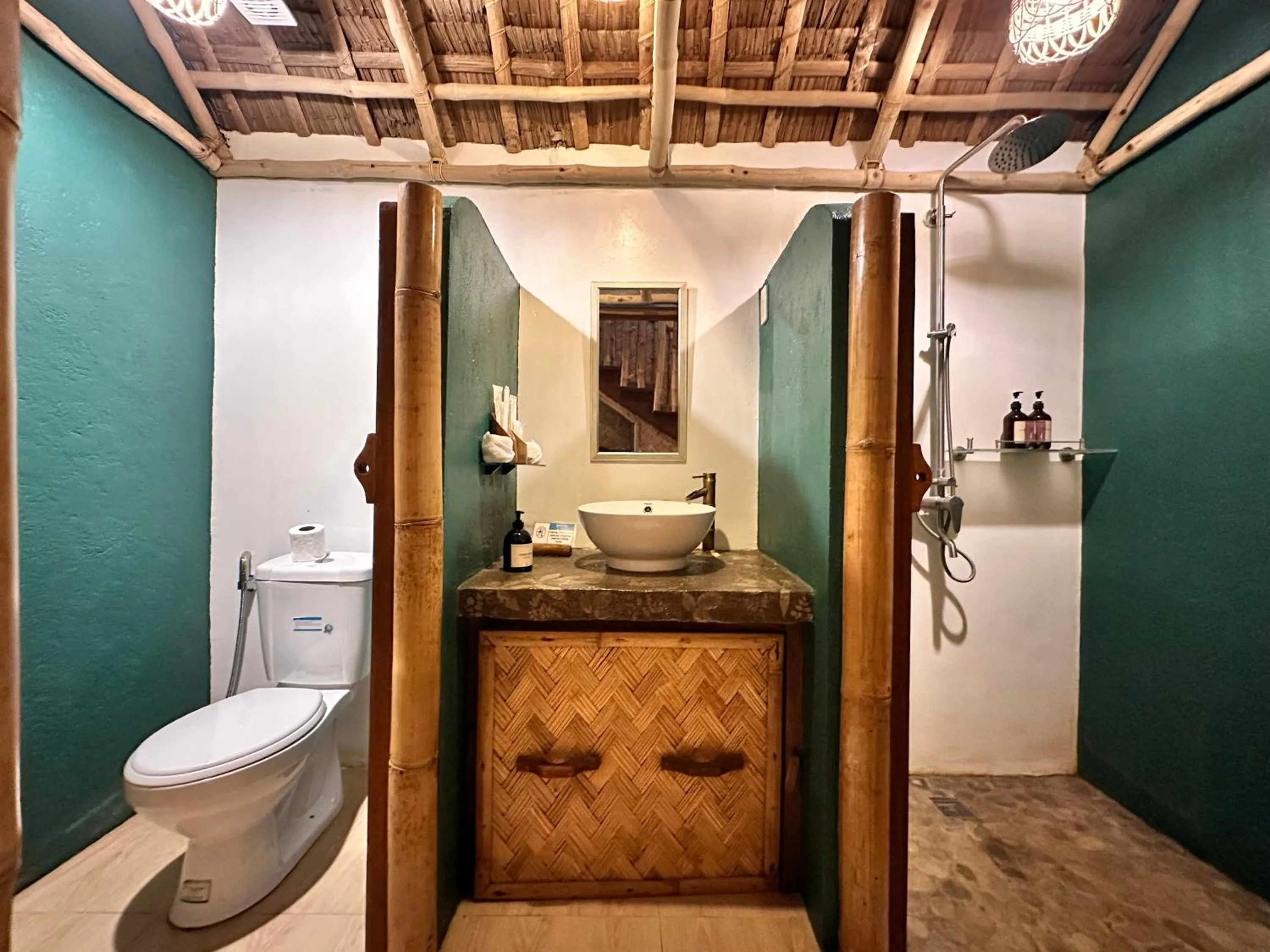 Shower in Buko Beach Resort